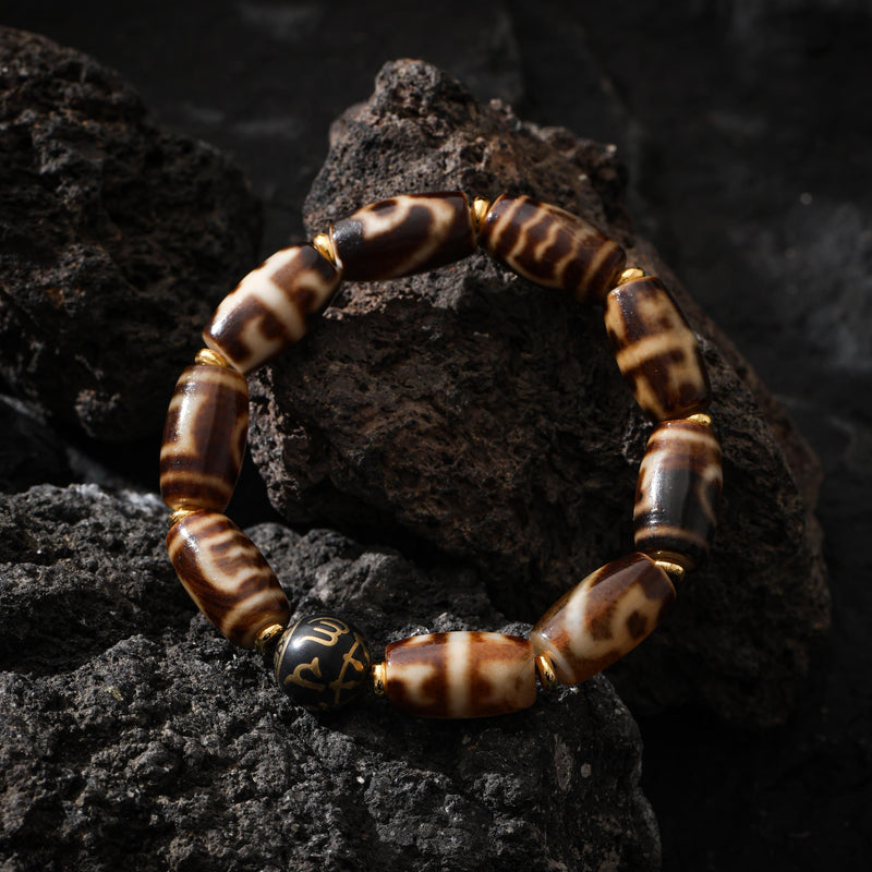 Dzi Bracelet Om Accent