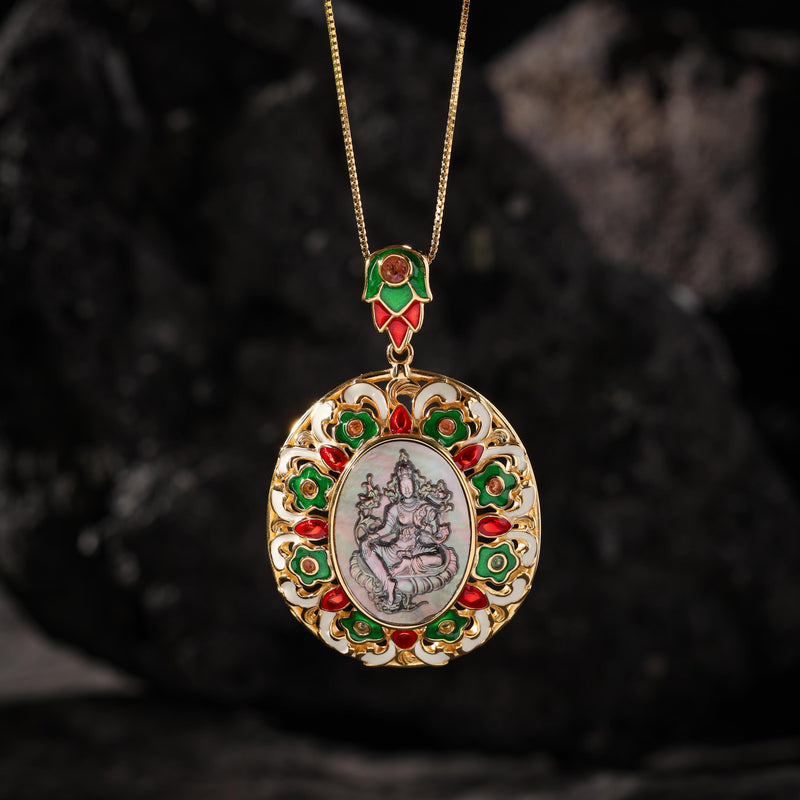 Green Tara Pendant Necklace