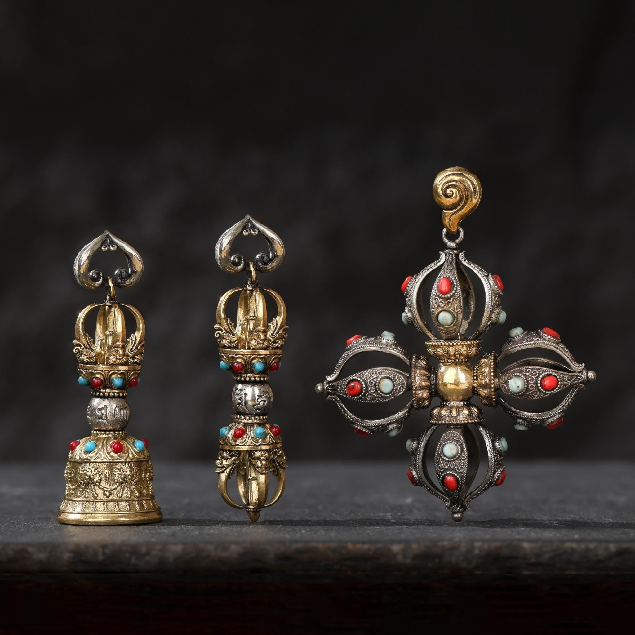 Cross Vajra Pendant