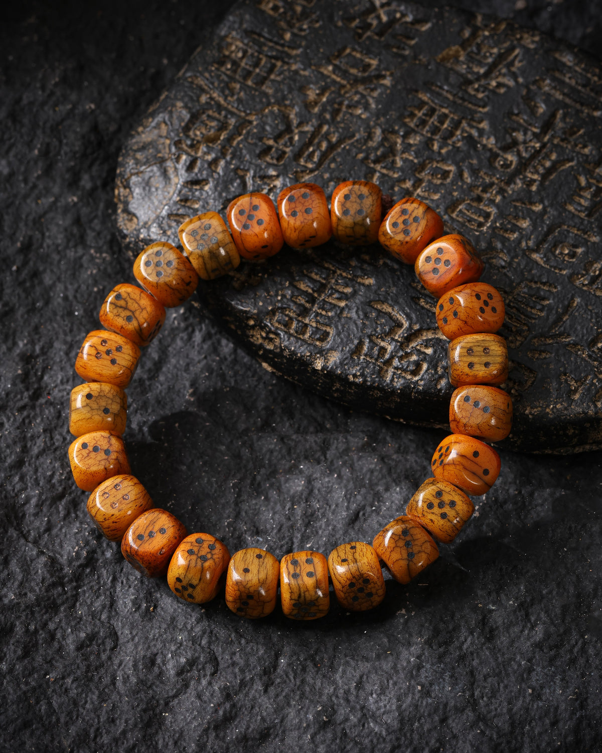 Yak Bone Dice Fortune Bracelet