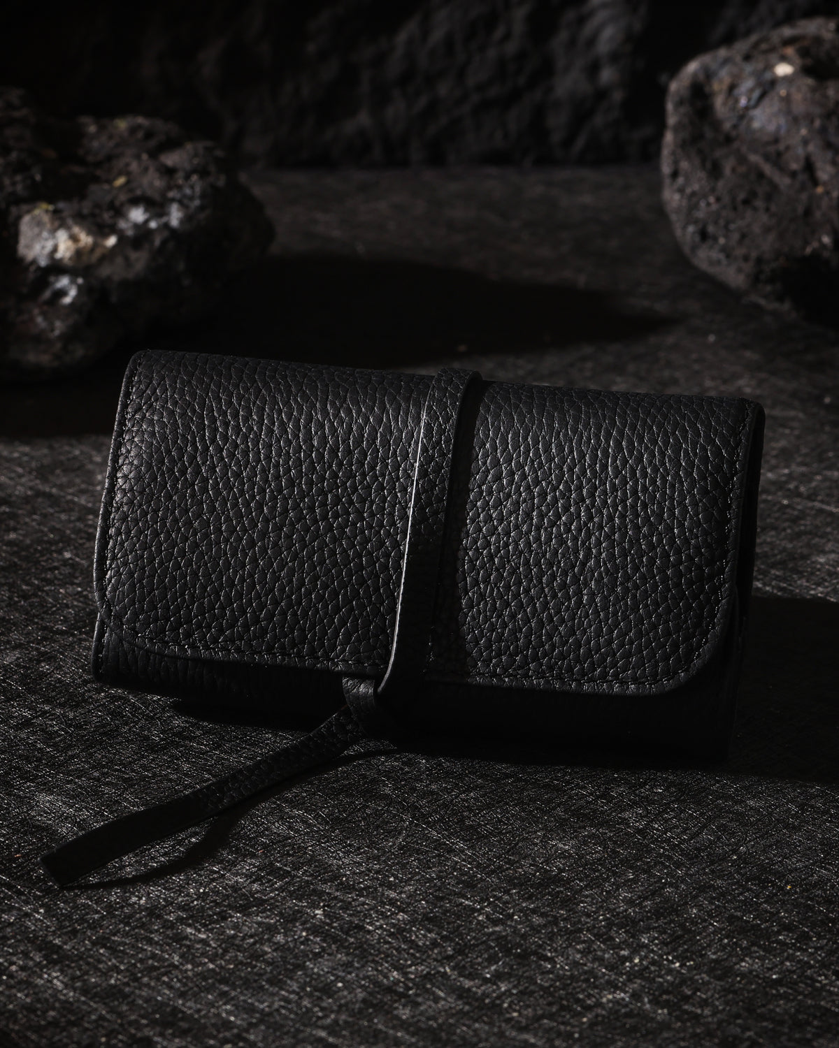 Leather Jewelry Roll Pouch-19