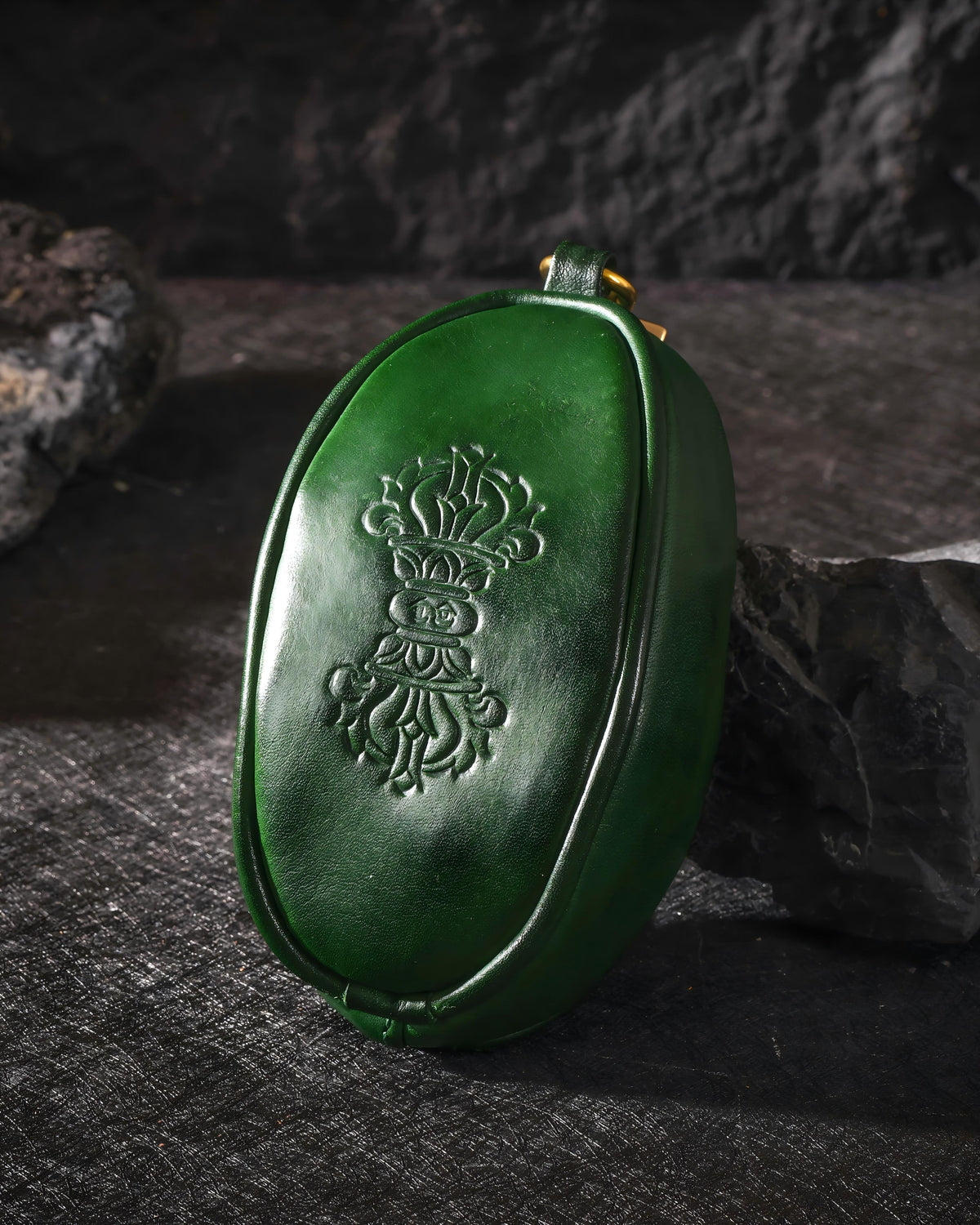 Vajra Cowhide Jewelry Pouch-16