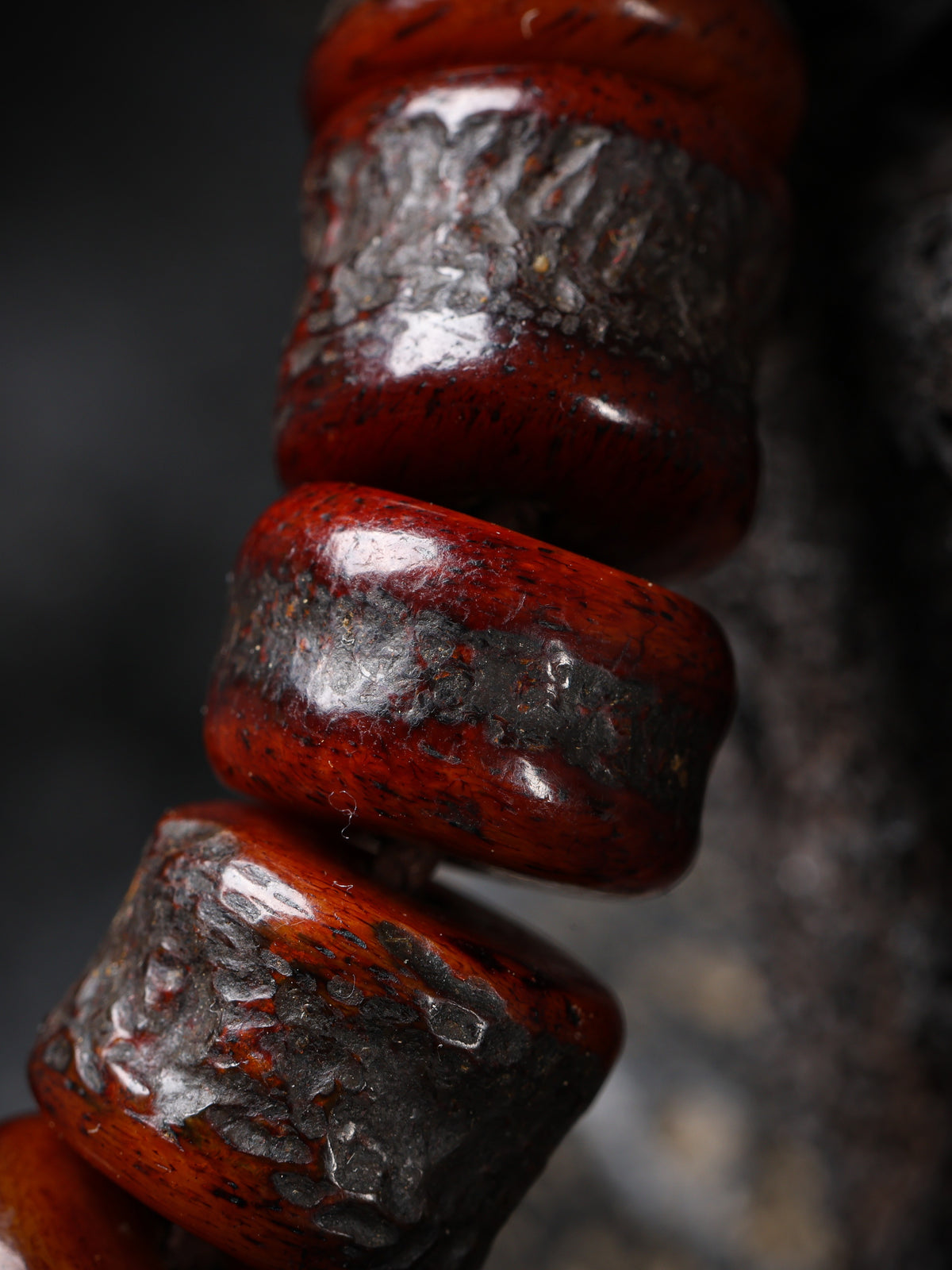 Yak Bone Bead Bracelet-7