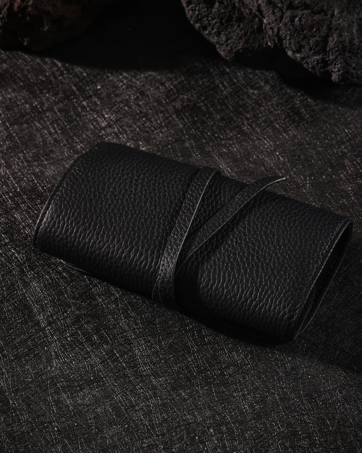 Leather Jewelry Roll Pouch-26
