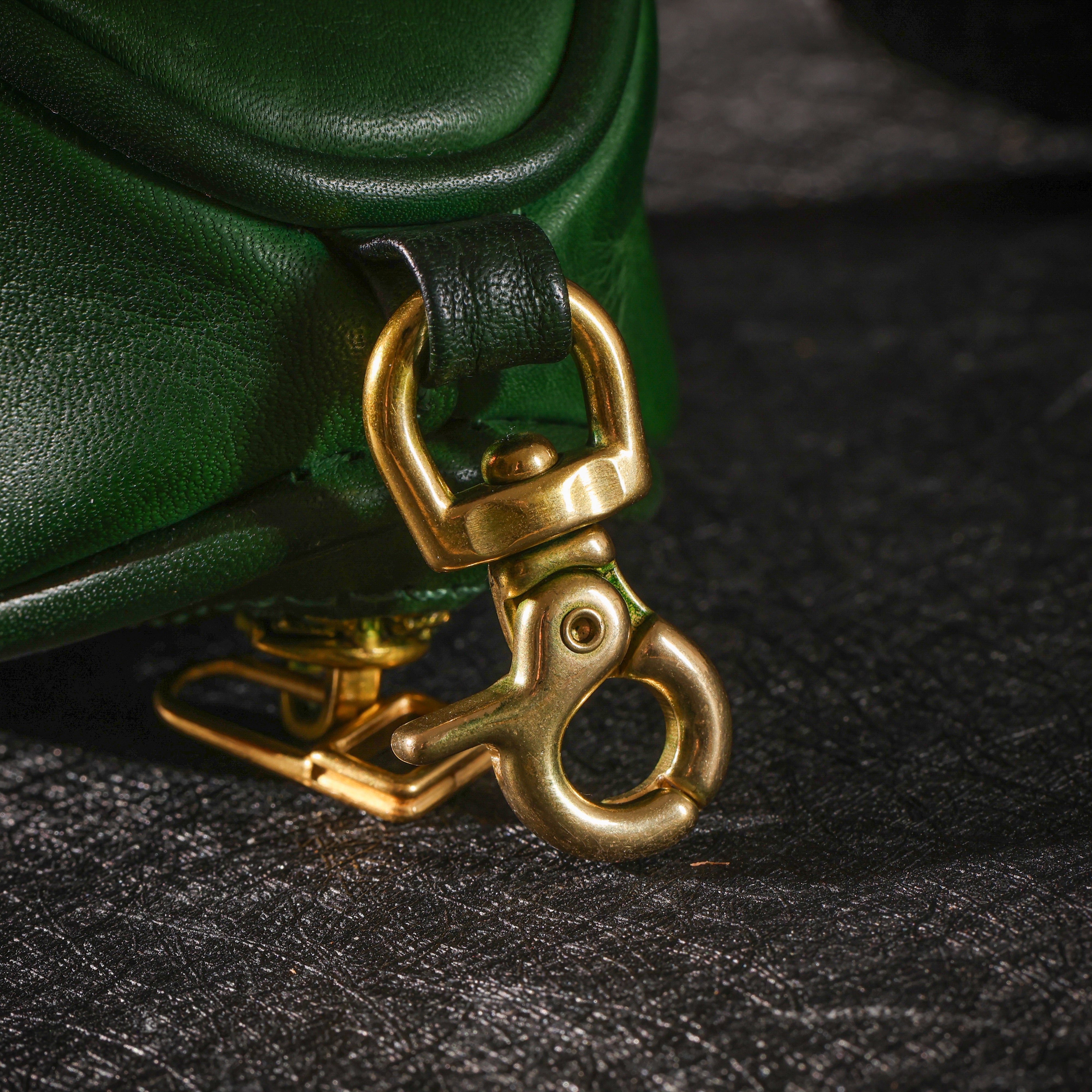 Sacchetto portagioie in pelle di mucca Vajra tibetano-11