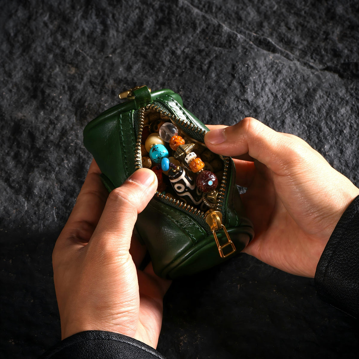 Nine-Palace Jewelry Pouch