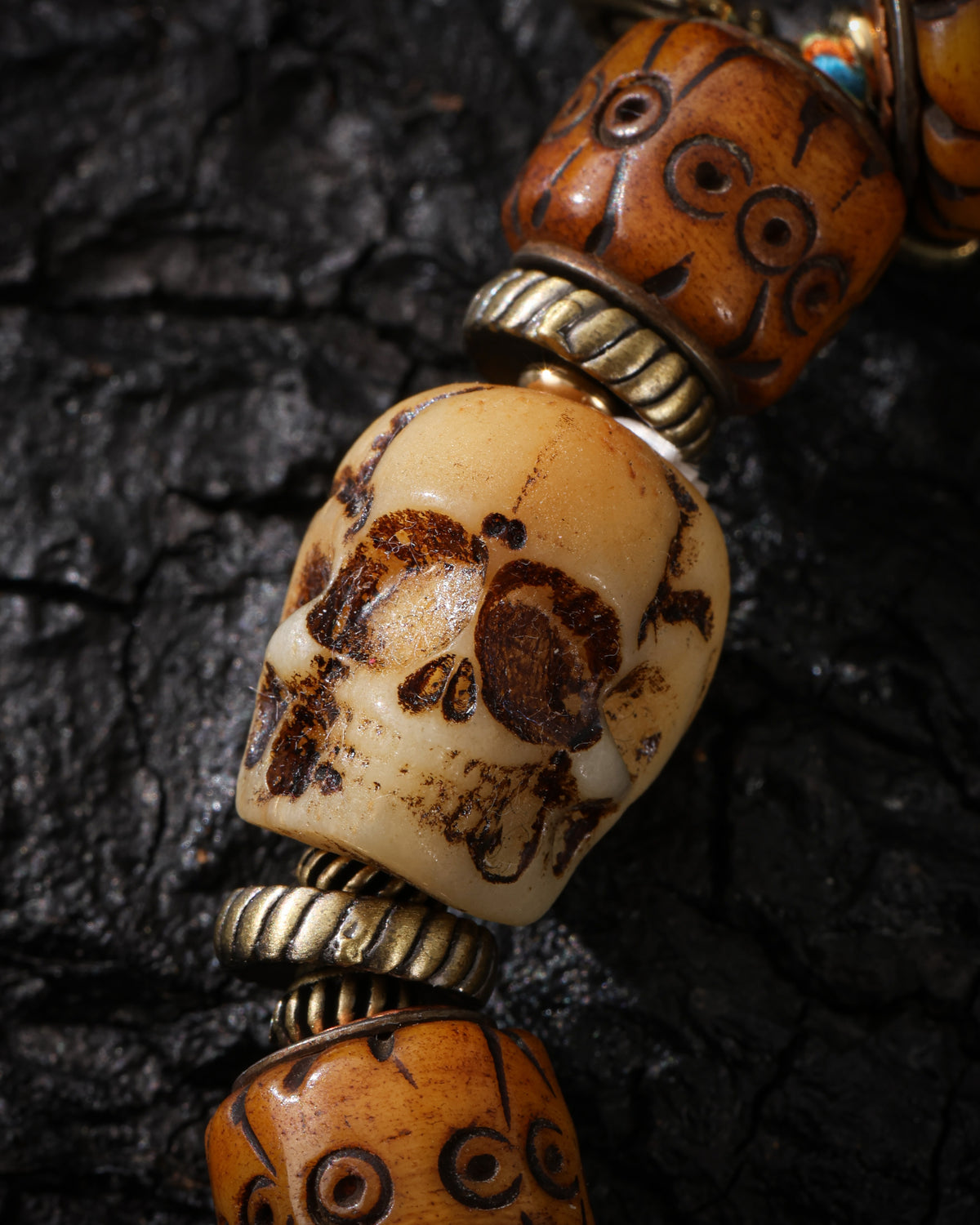Bracelet en os de yak-6