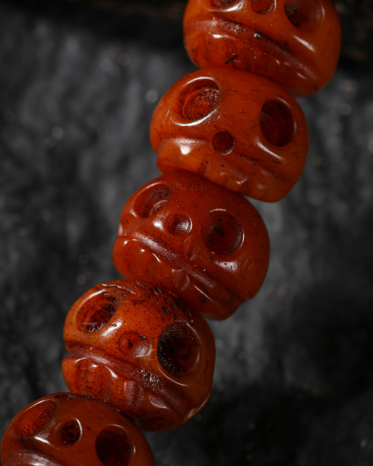 Bone Skull 108 Mala Necklace-8