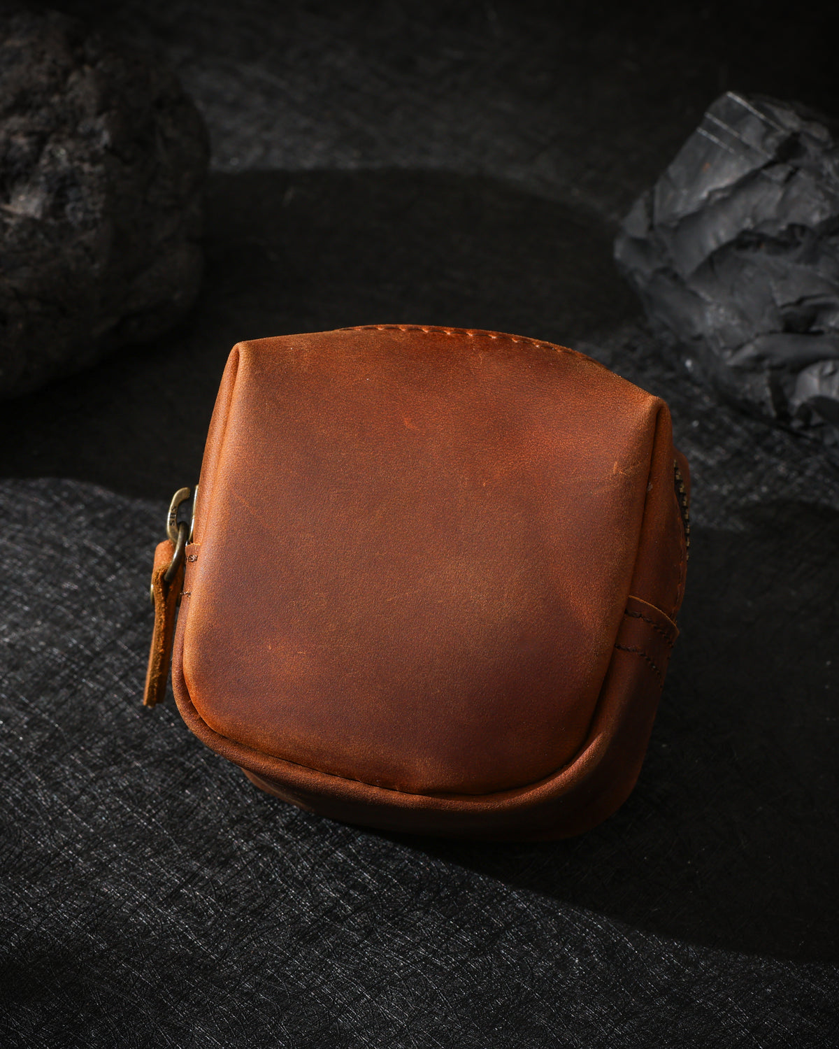 Bolsa para joyas de piel de vaca engrasada-12