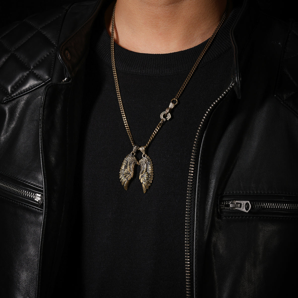Guardian Wing Talisman Pendant Necklace