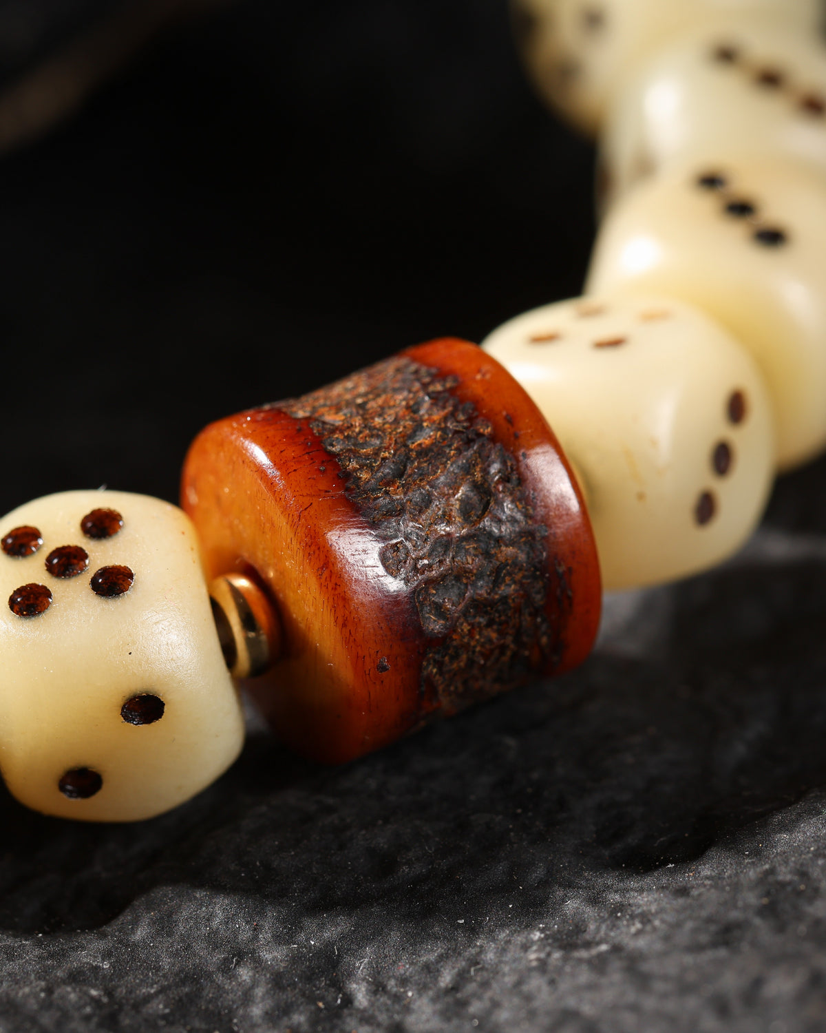 Yak Bone Dice Fortune Bracelet-7