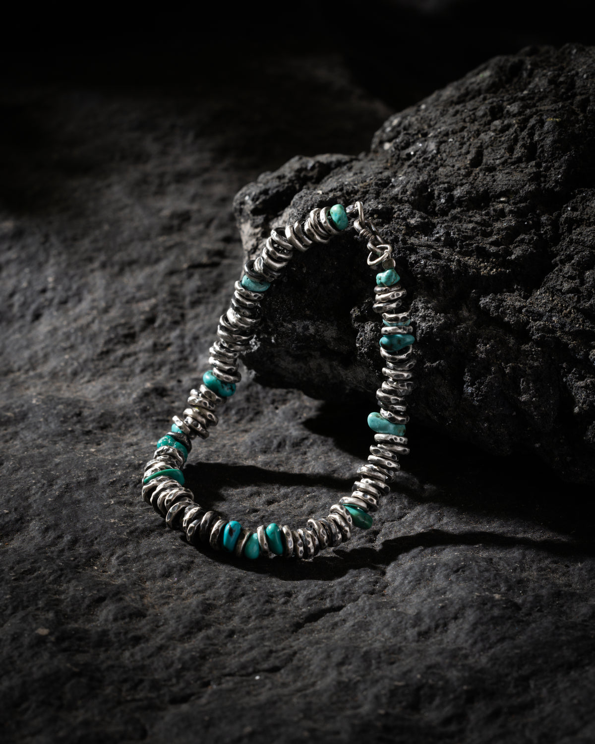 Turquoise Bracelet 999 Fine Silver-4