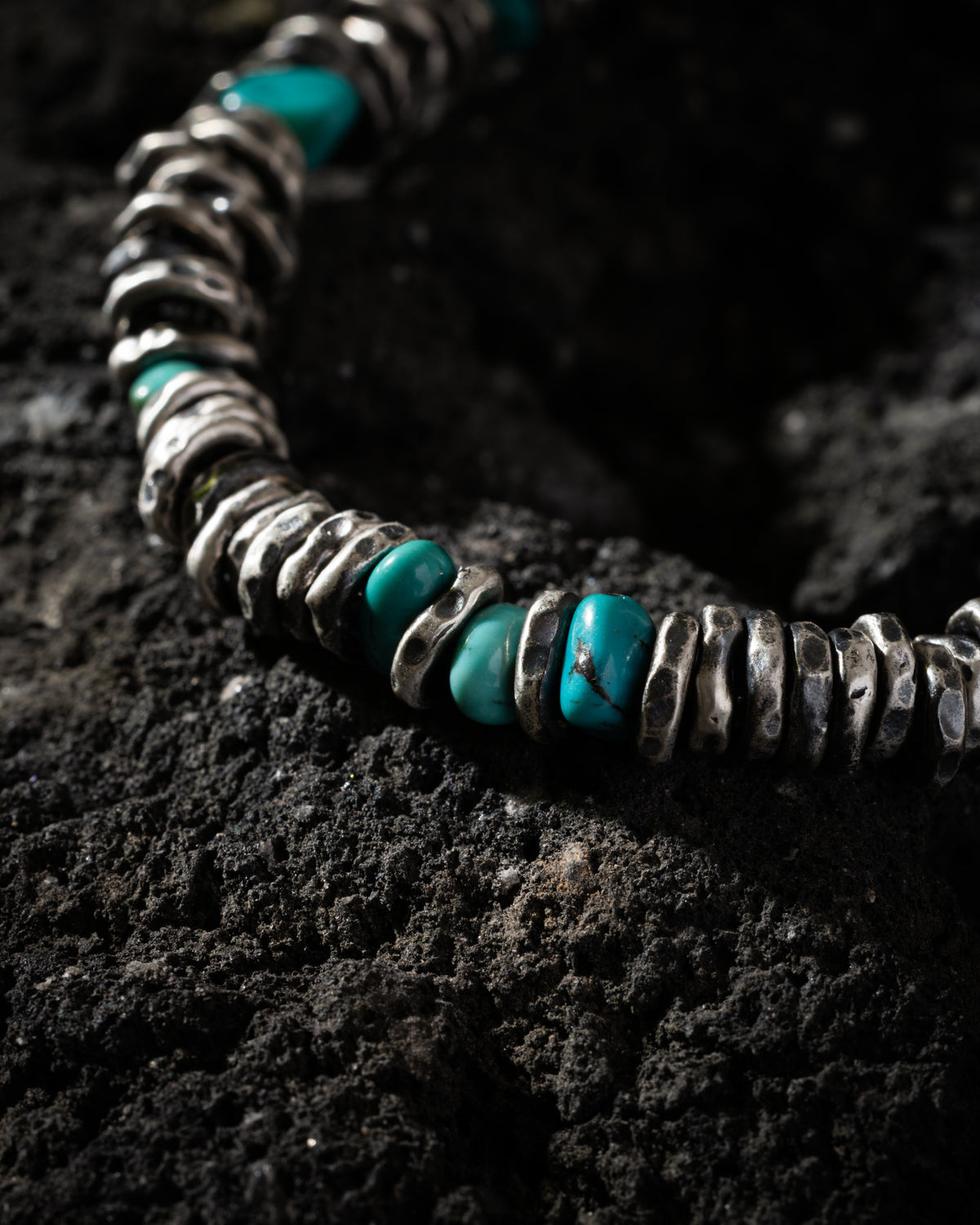 Turquoise Bracelet 999 Fine Silver-5