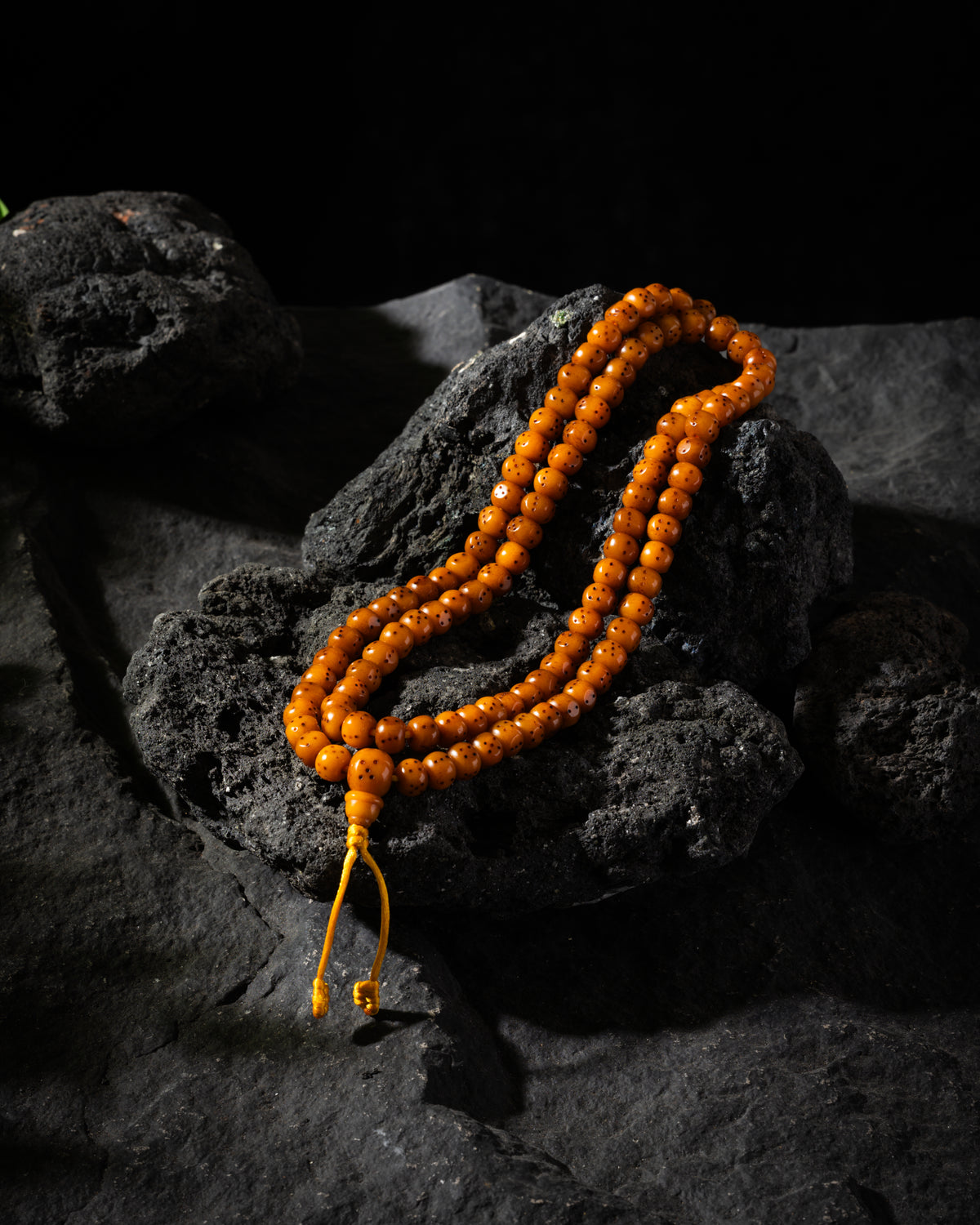 Yak Bone Dice 108 Mala Necklace-6