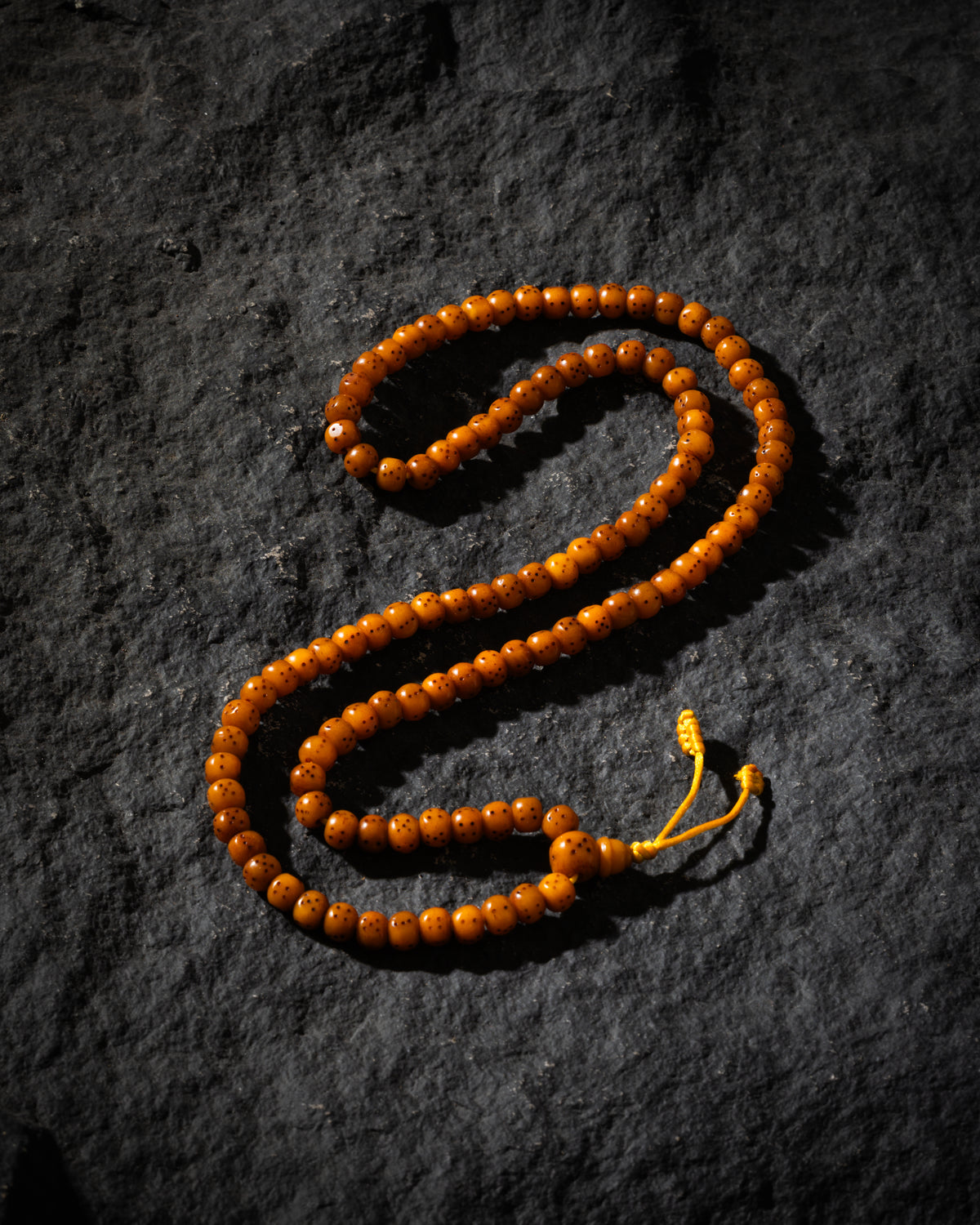 Yak Bone Dice 108 Mala Necklace-4