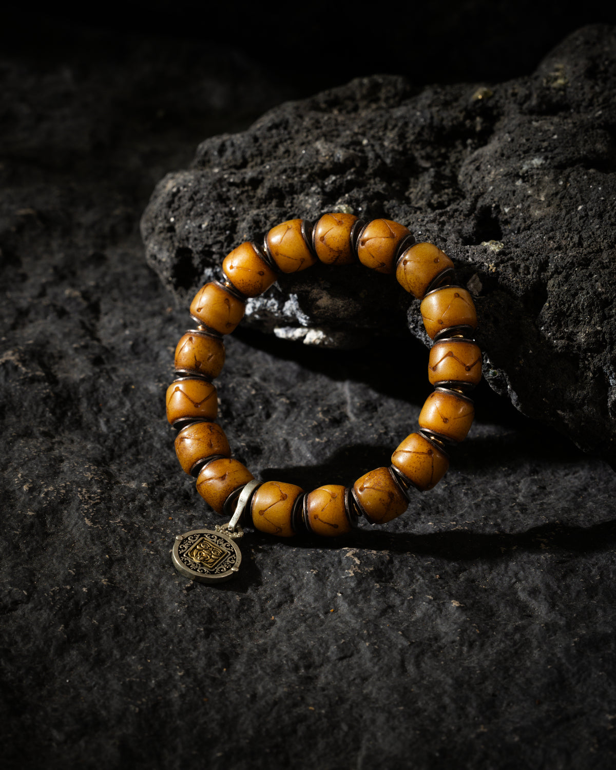 Yak Bone Zaki Lhamo Bracelet-7