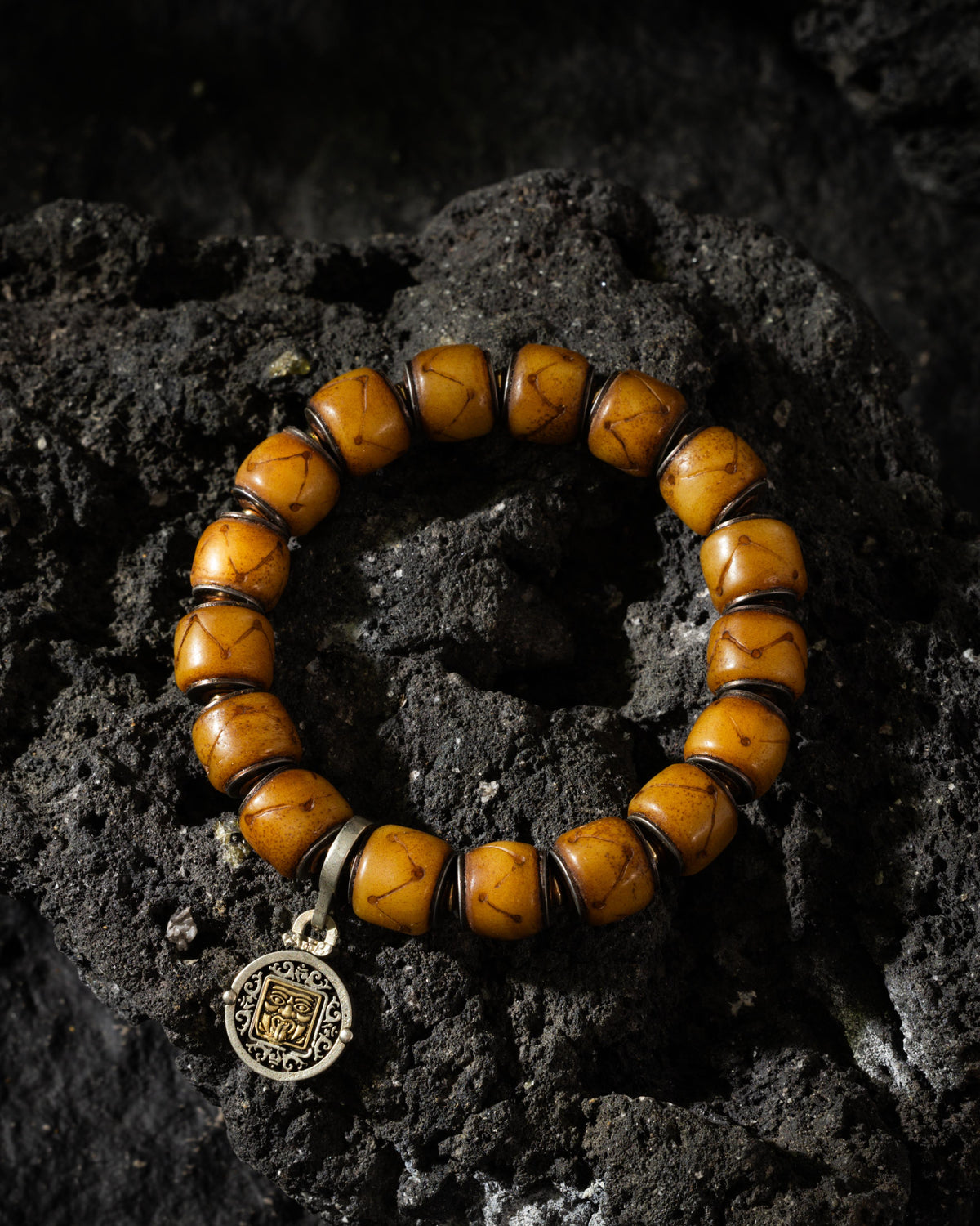 Yak Bone Zaki Lhamo Bracelet