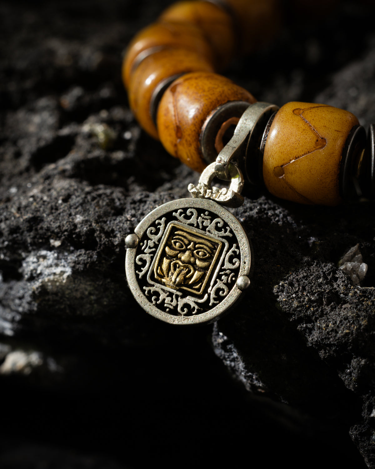 Yak Bone Zaki Lhamo Bracelet-5