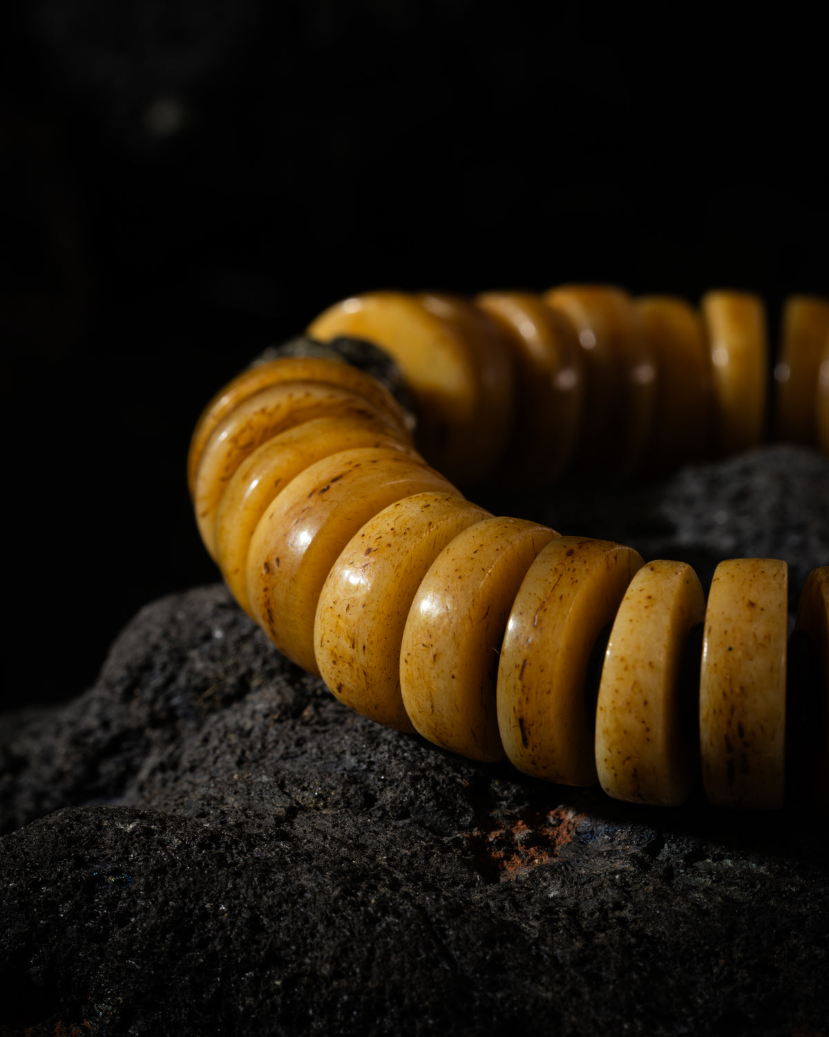 Yak Bone Guardian Face Bracelet-7