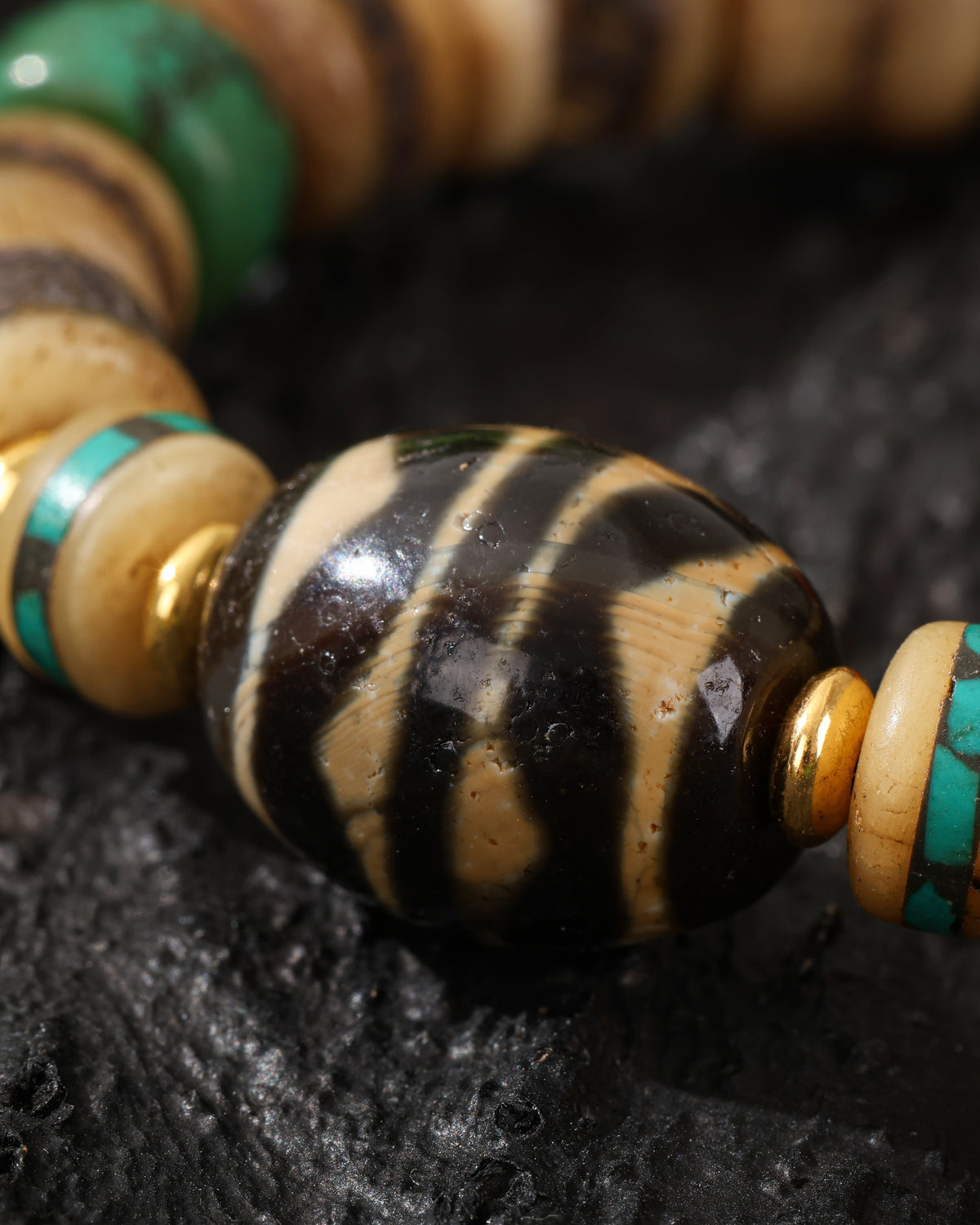 Yak Bone Talisman Bracelet-3