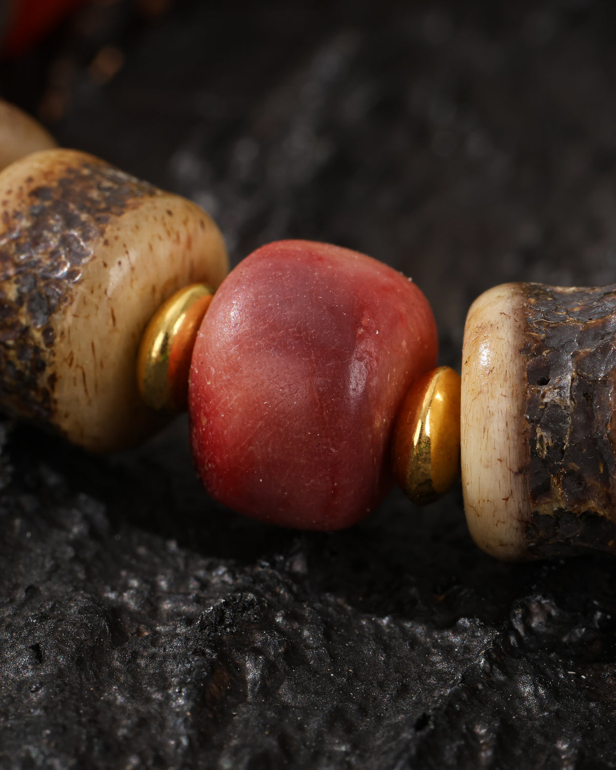 Yak Bone Talisman Bracelet-7