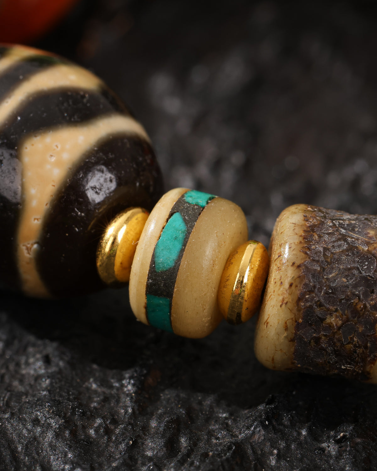 Yak Bone Talisman Bracelet-8