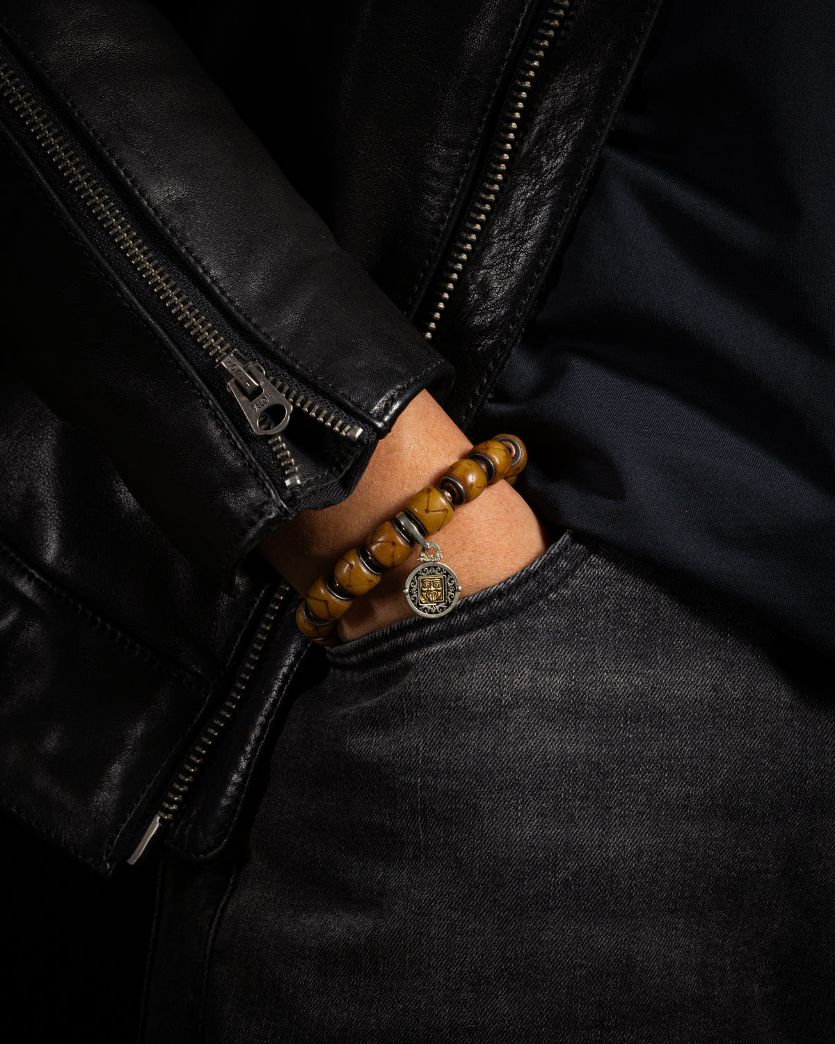 Yak Bone Zaki Lhamo Bracelet-2