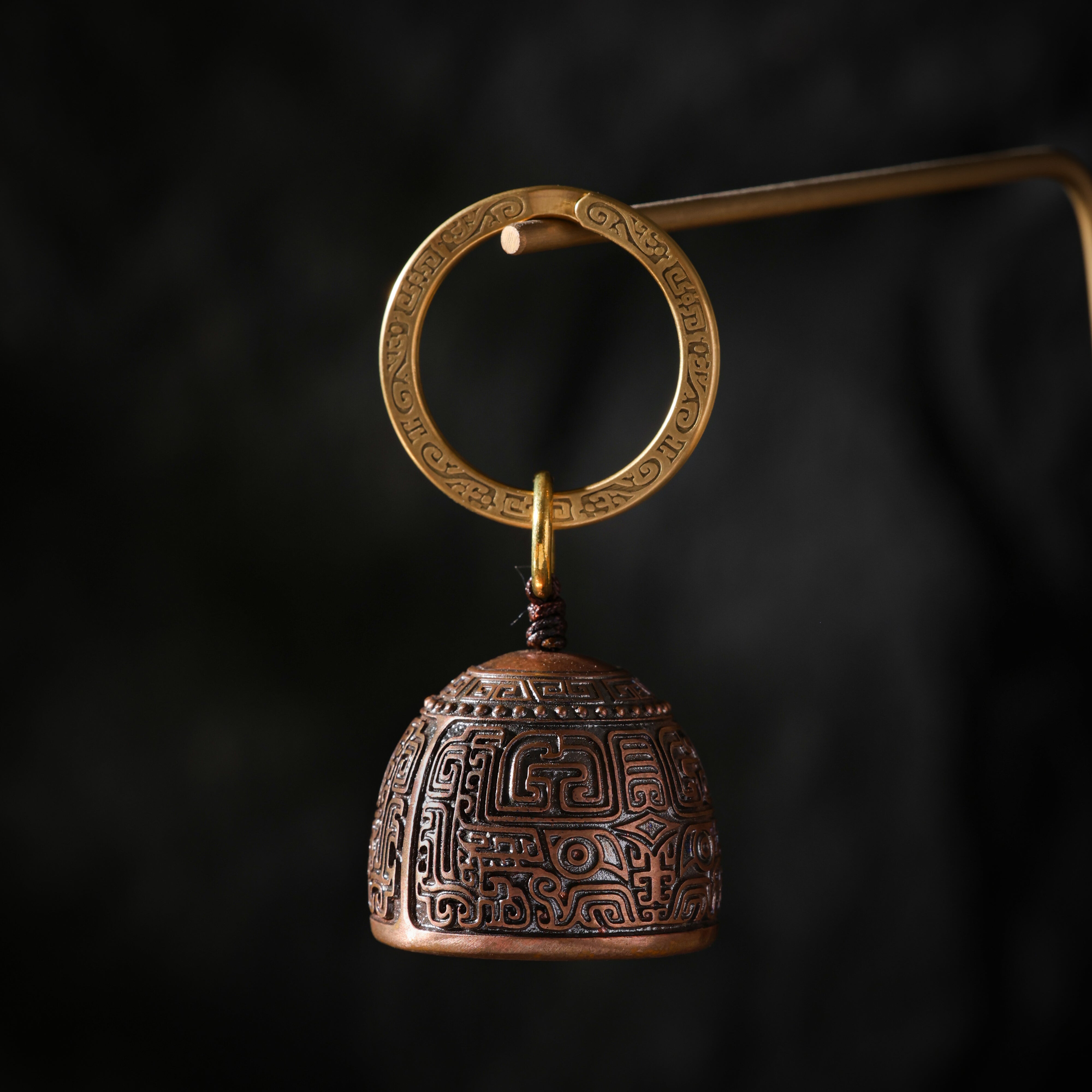 Taotie Bell Talisman Bag Charm Keychain