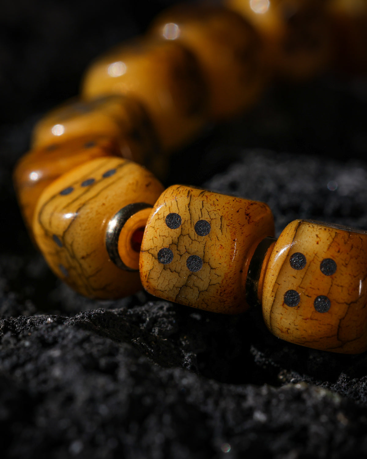 Yak Bone Dice Fortune Bracelet-7