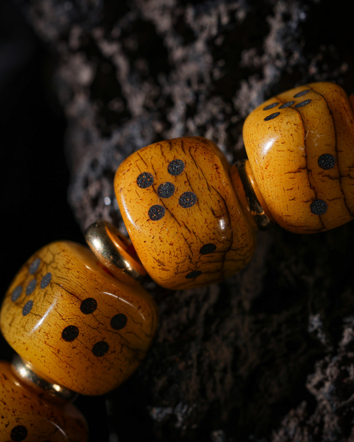 Yak Bone Dice Fortune Bracelet-8