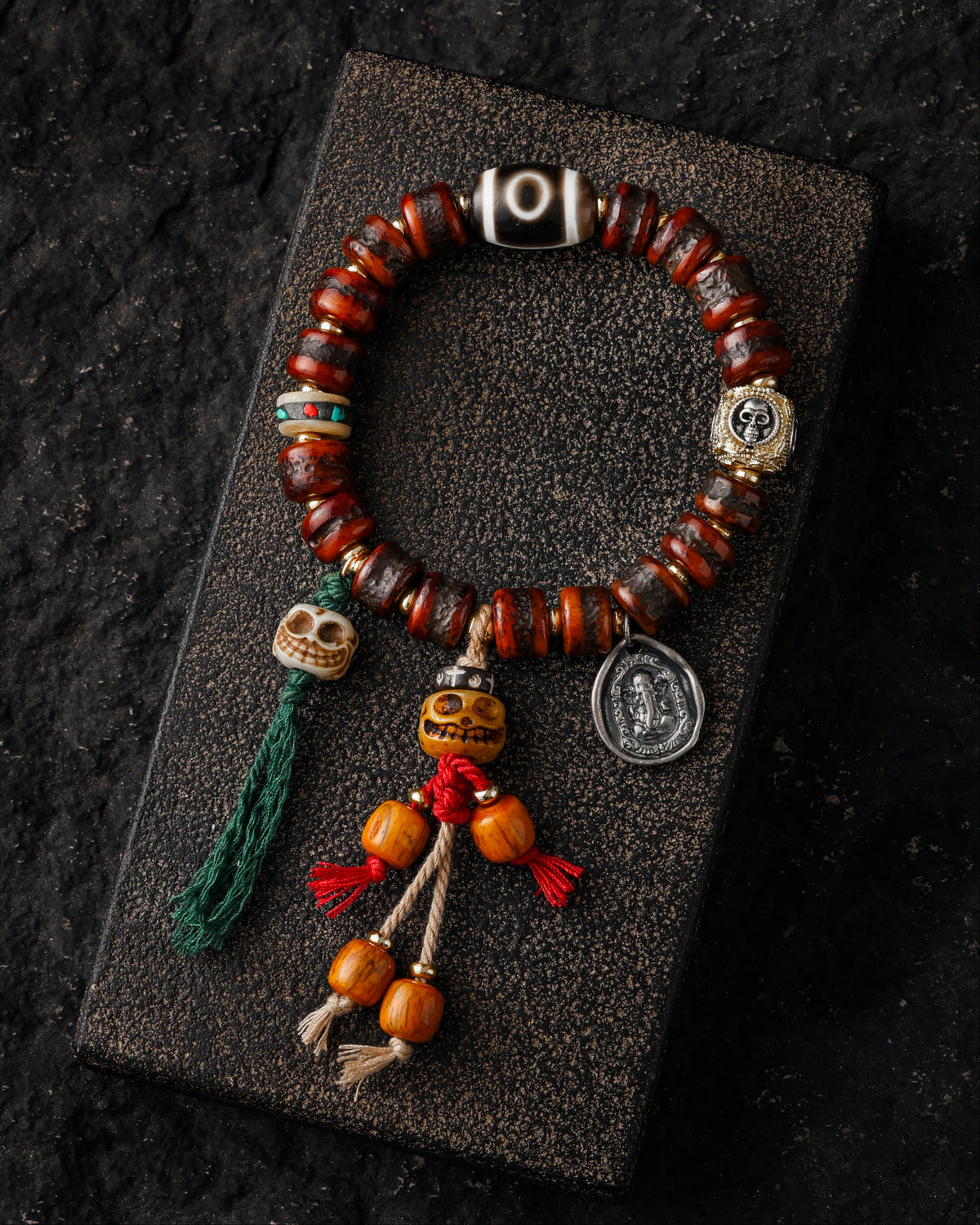 Red Yak Bone Bracelet
