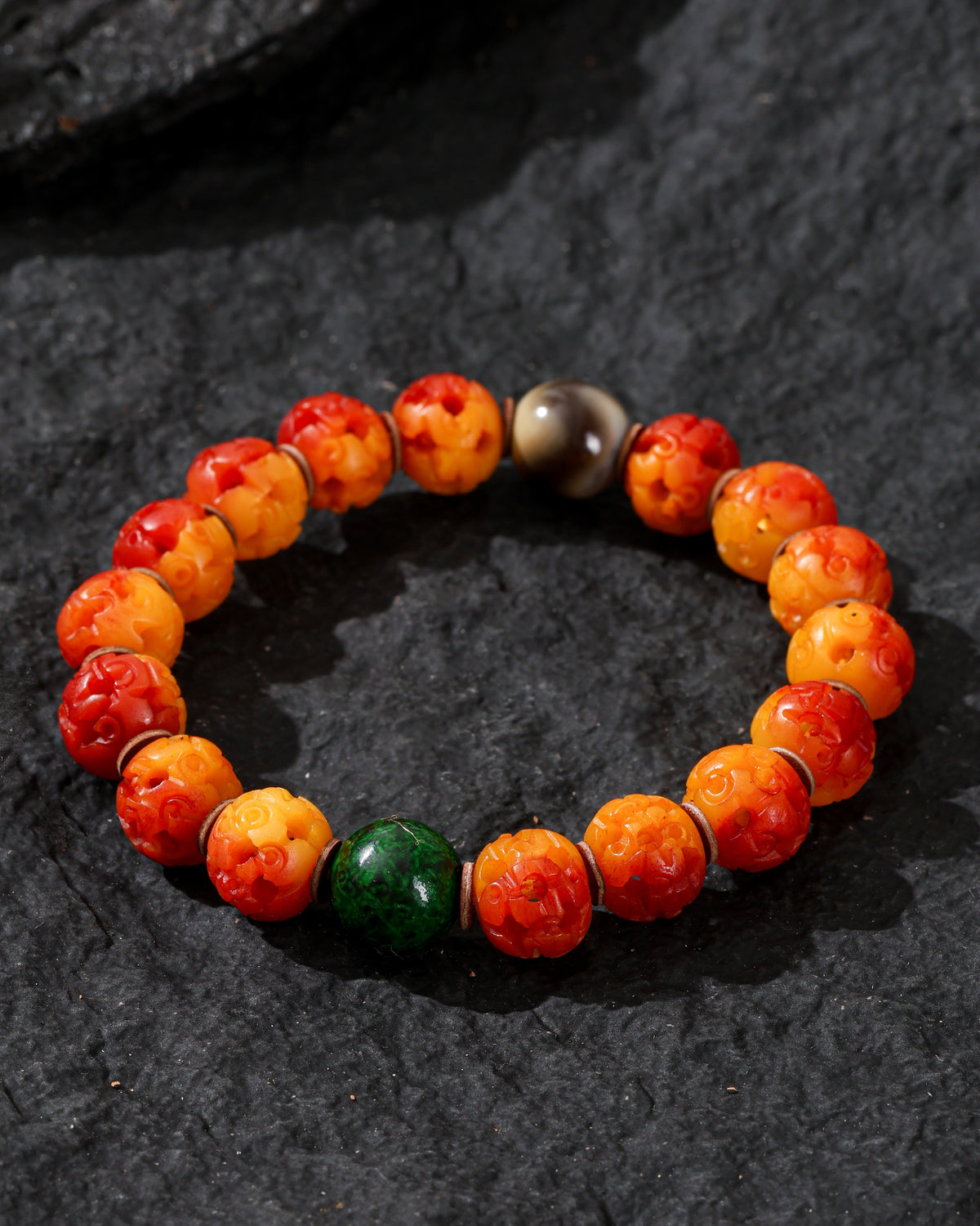 Hollow Yak Bone Bracelet-4