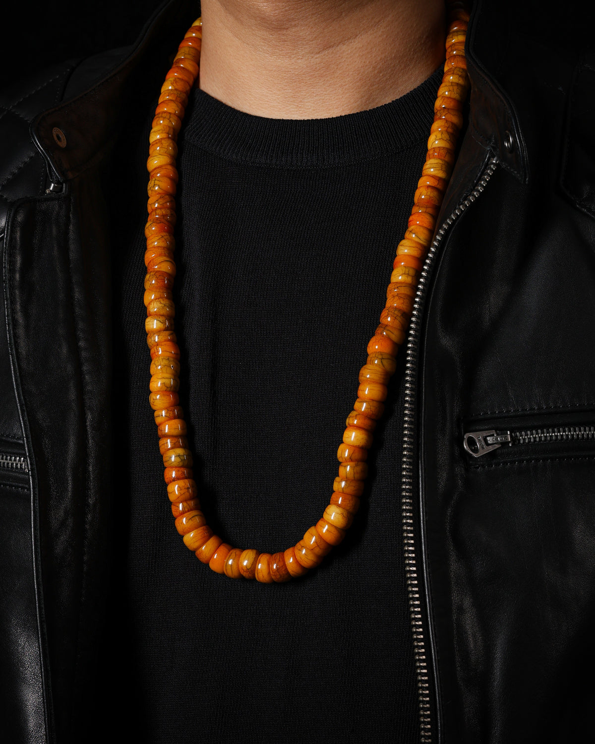 Collar de hueso con 108 cuentas Mala