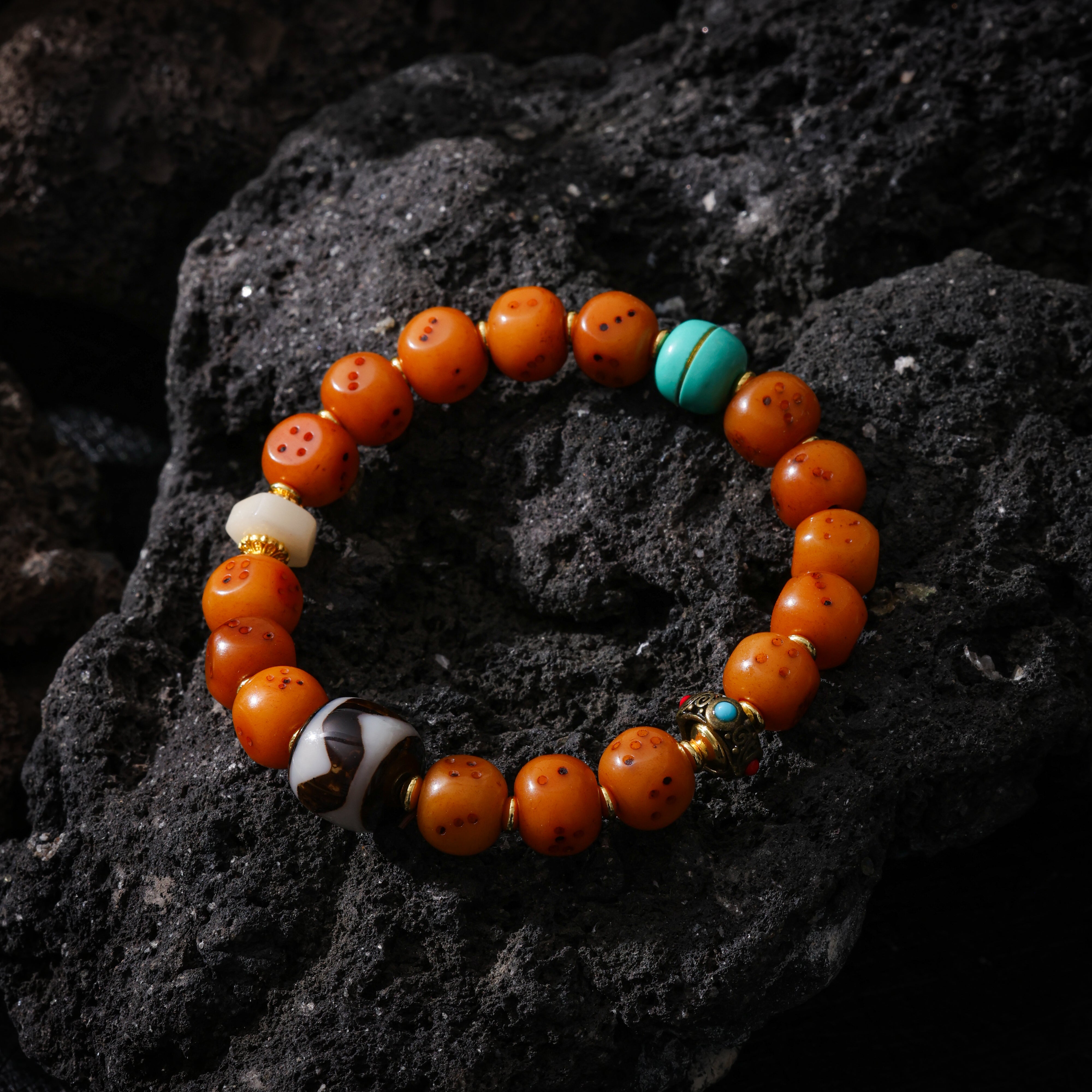 Pulsera de hueso de yak