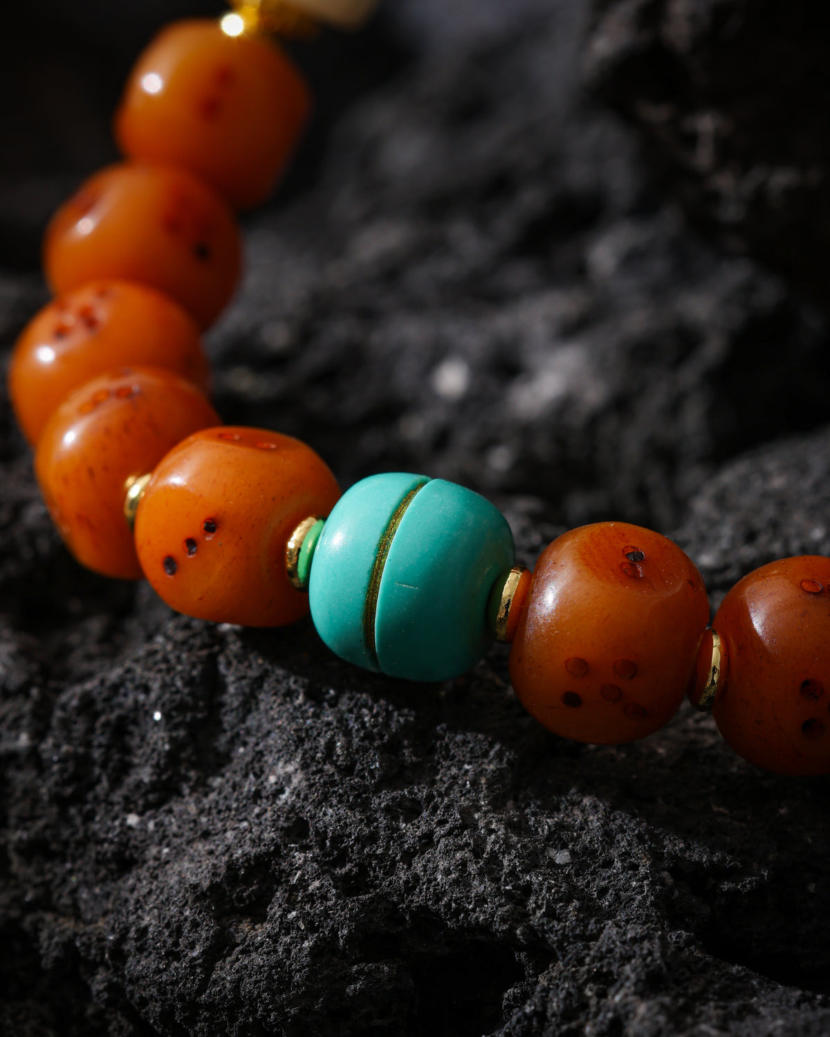 Yak Bone Dice Bracelet-4