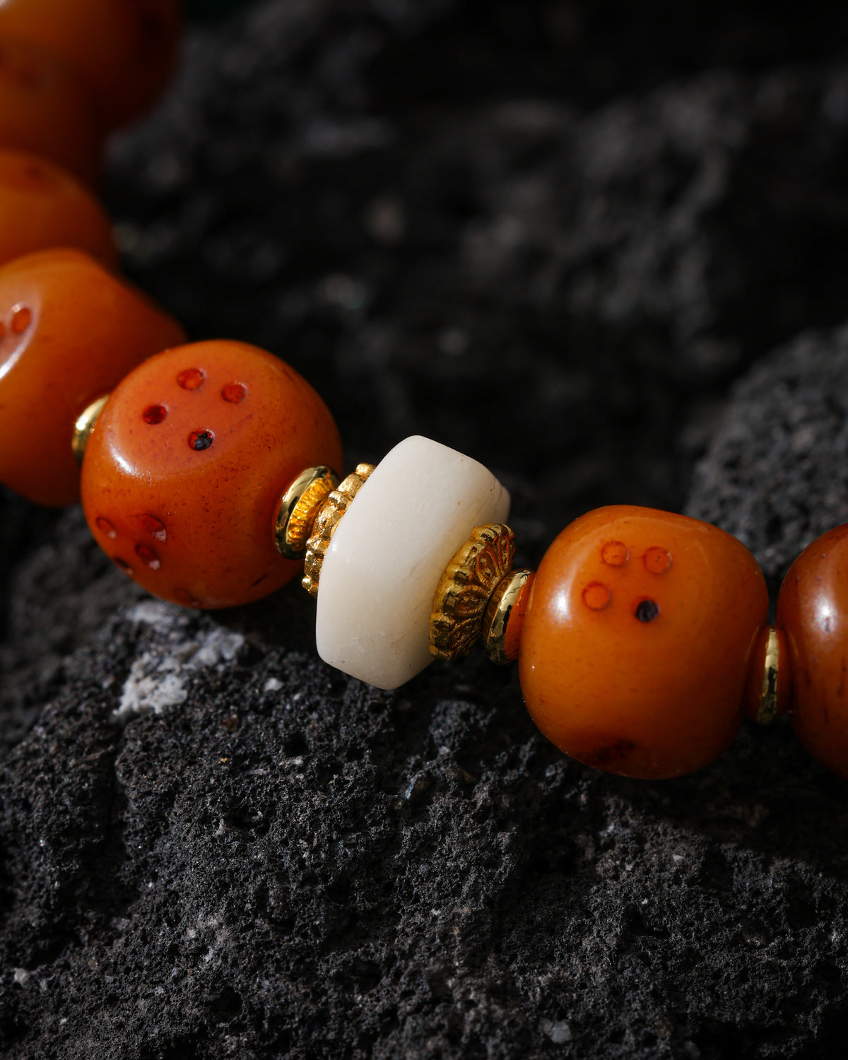 Yak Bone Dice Bracelet-6
