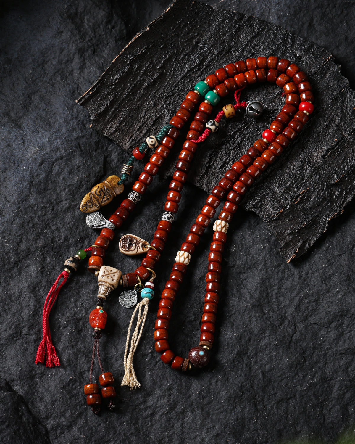 Bone Necklace 108 Mala Beads