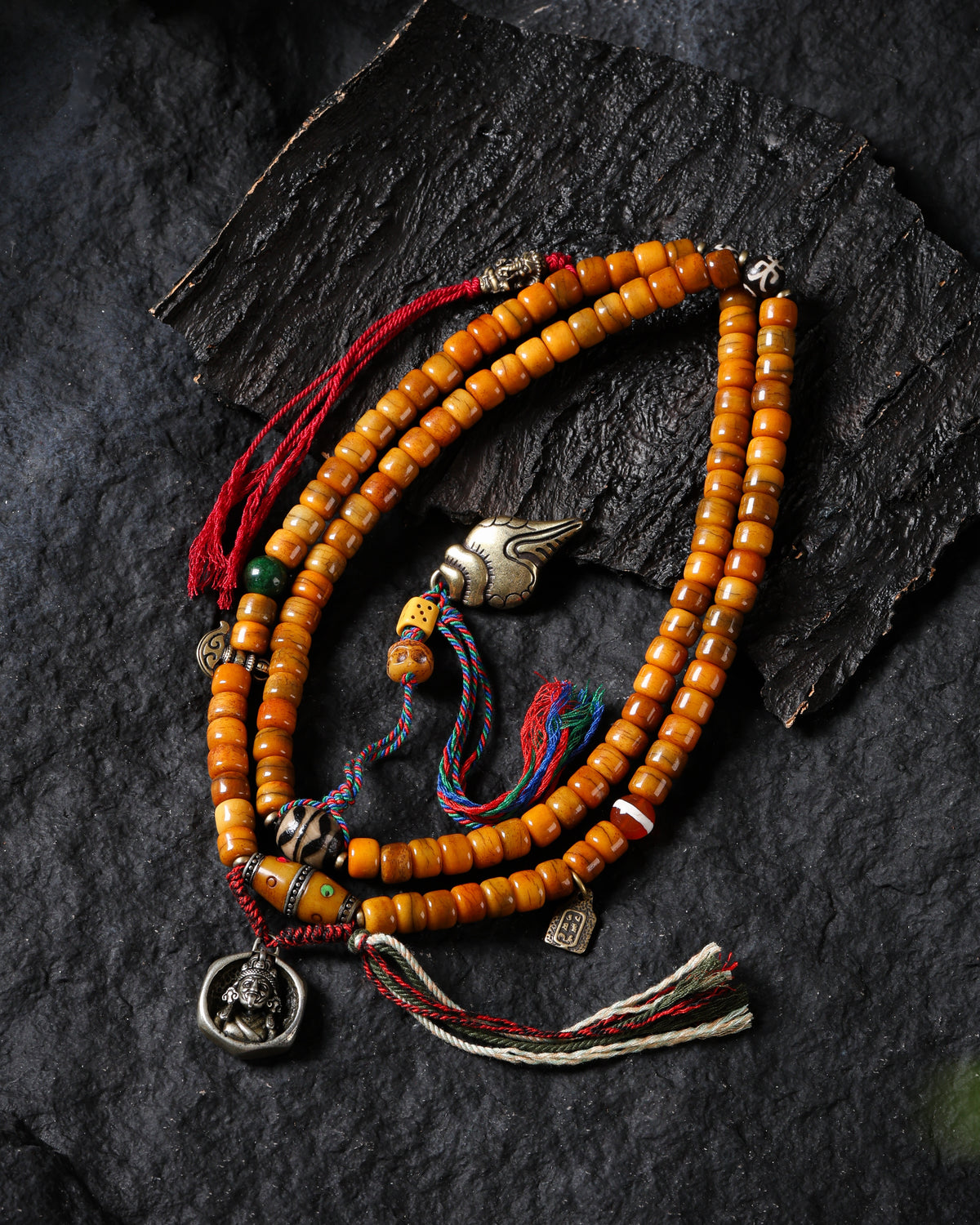 Bone Necklace 108 Mala Beads