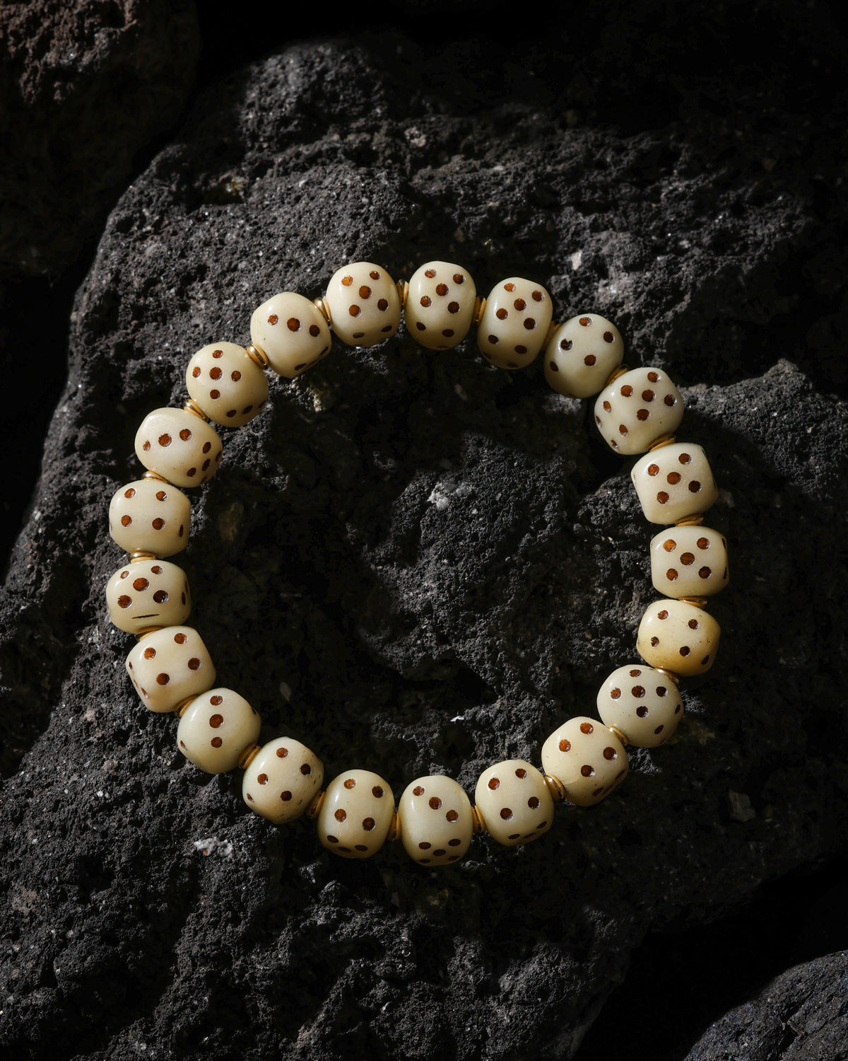 Yak Bone Dice Fortune Bracelet-5