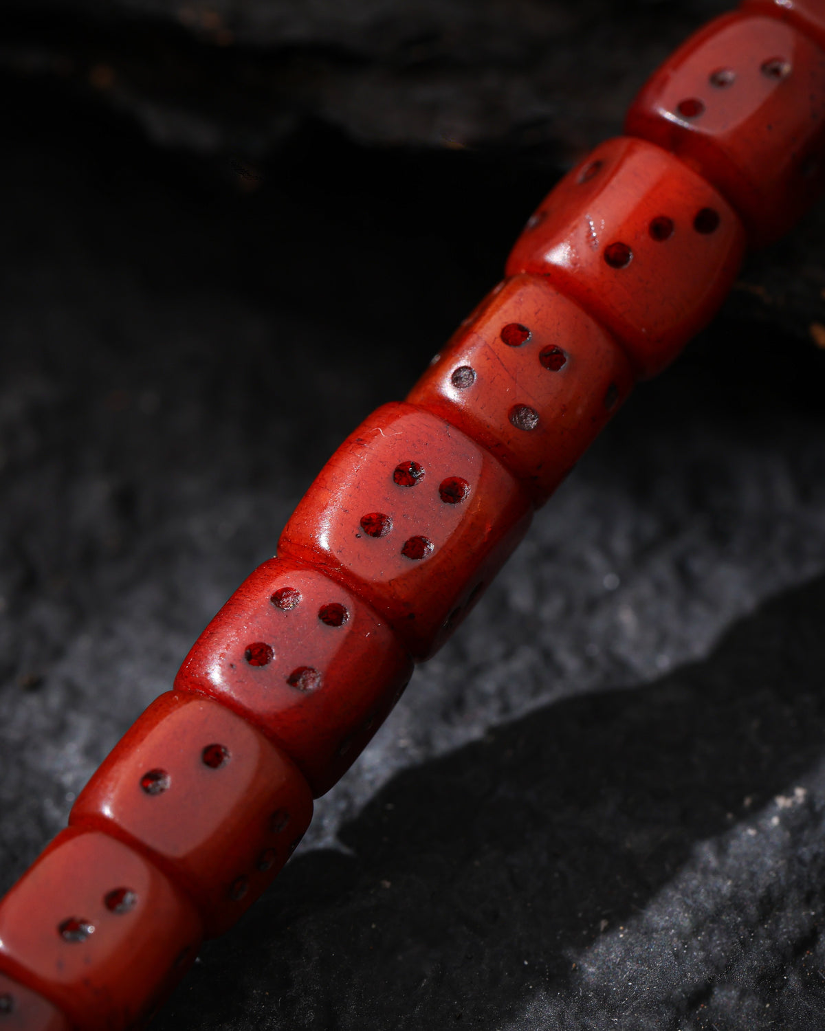 Yak Bone Dice Fortune 108-Bead Mala Necklace-4