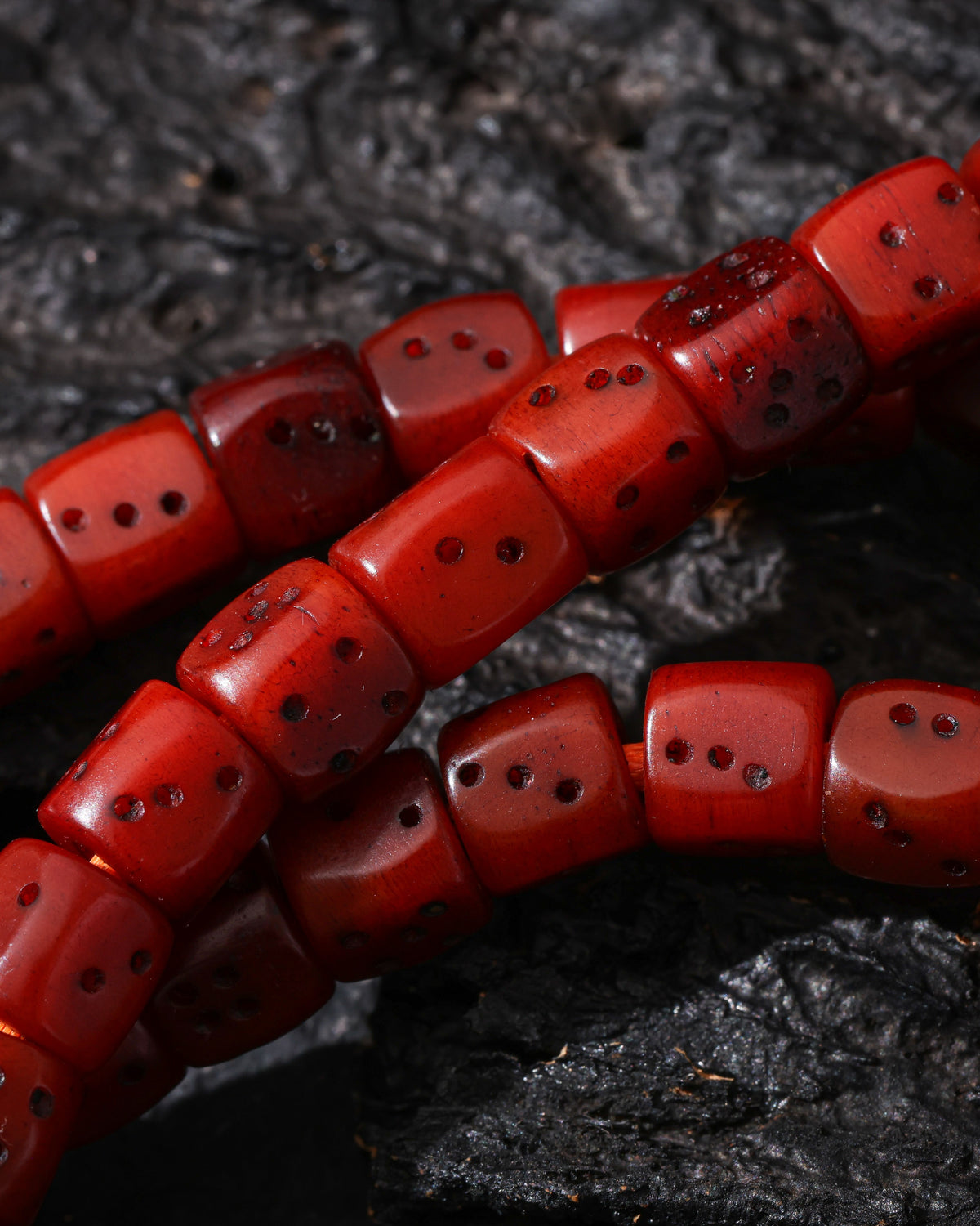 Yak Bone Dice Fortune 108-Bead Mala Necklace-3