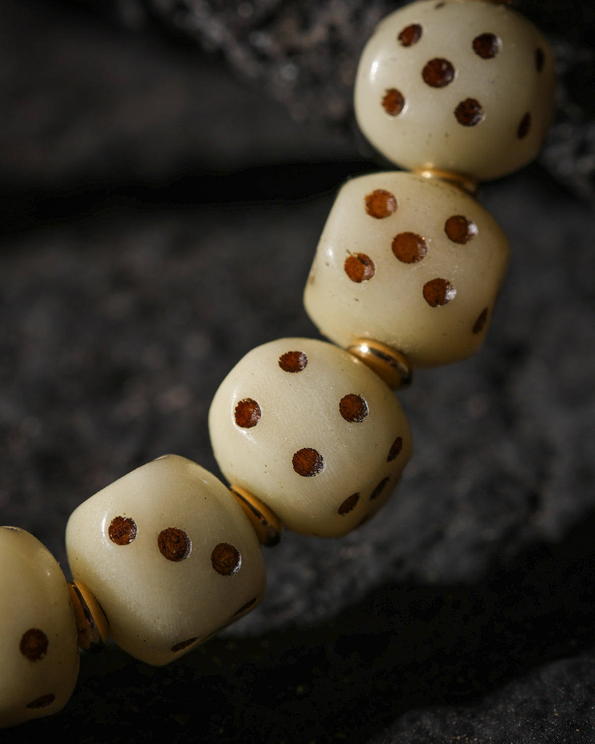 Yak Bone Dice Fortune Bracelet-7
