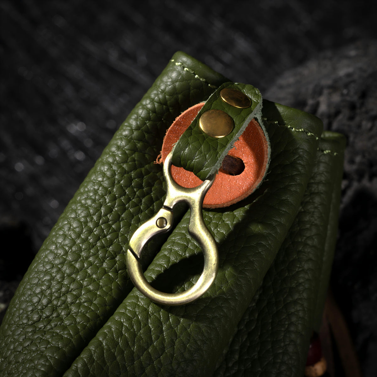 Oiled Cowhide Jewelry Pouch-4