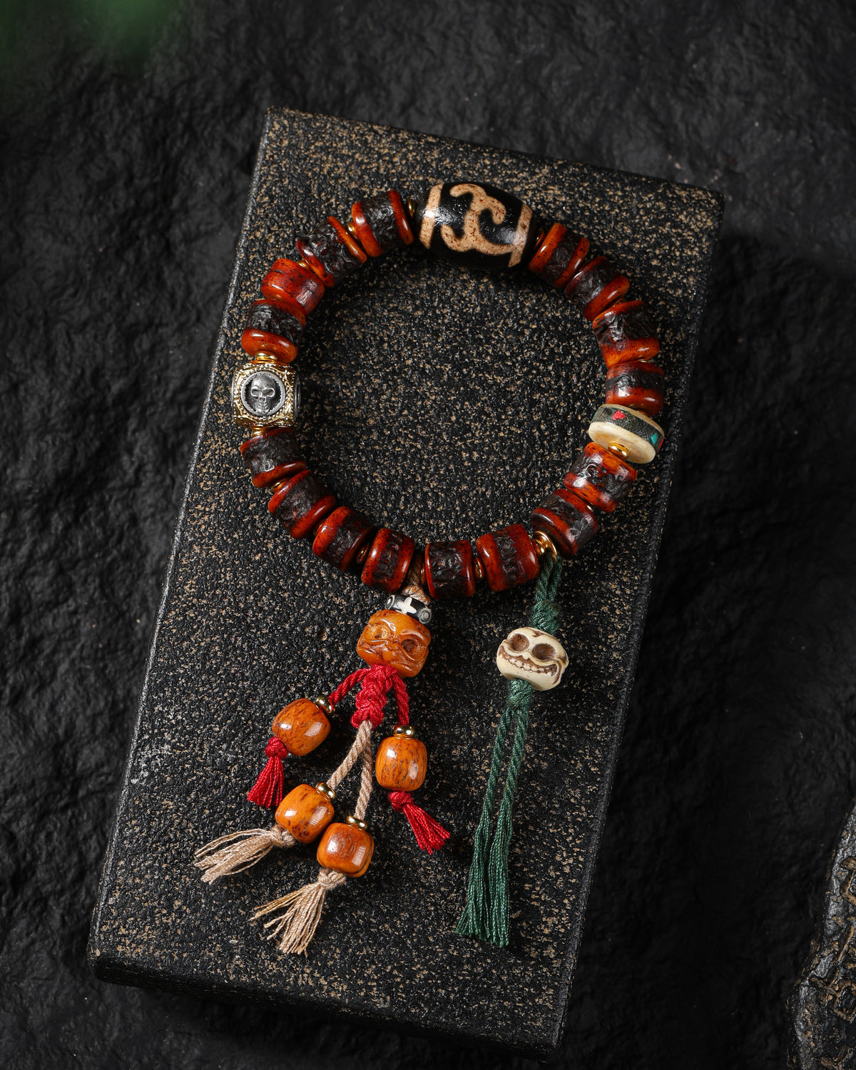 Red Yak Bone Bracelet