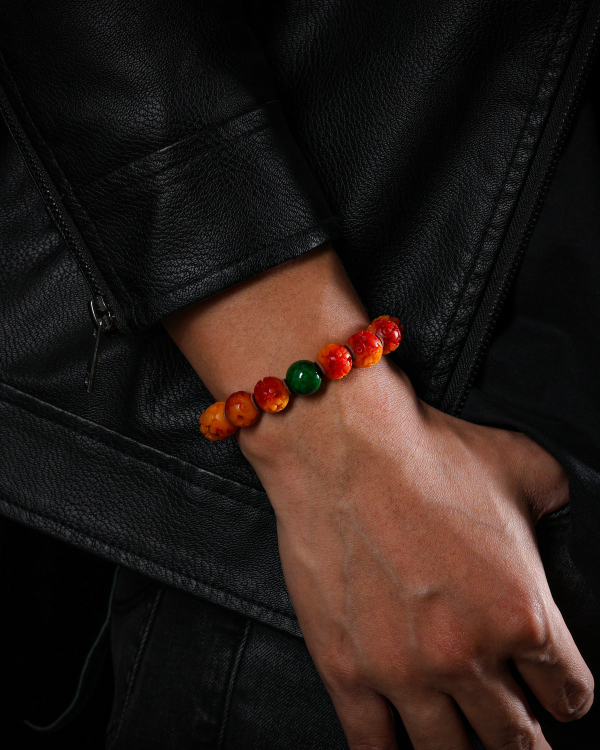 Hollow Yak Bone Bracelet-3