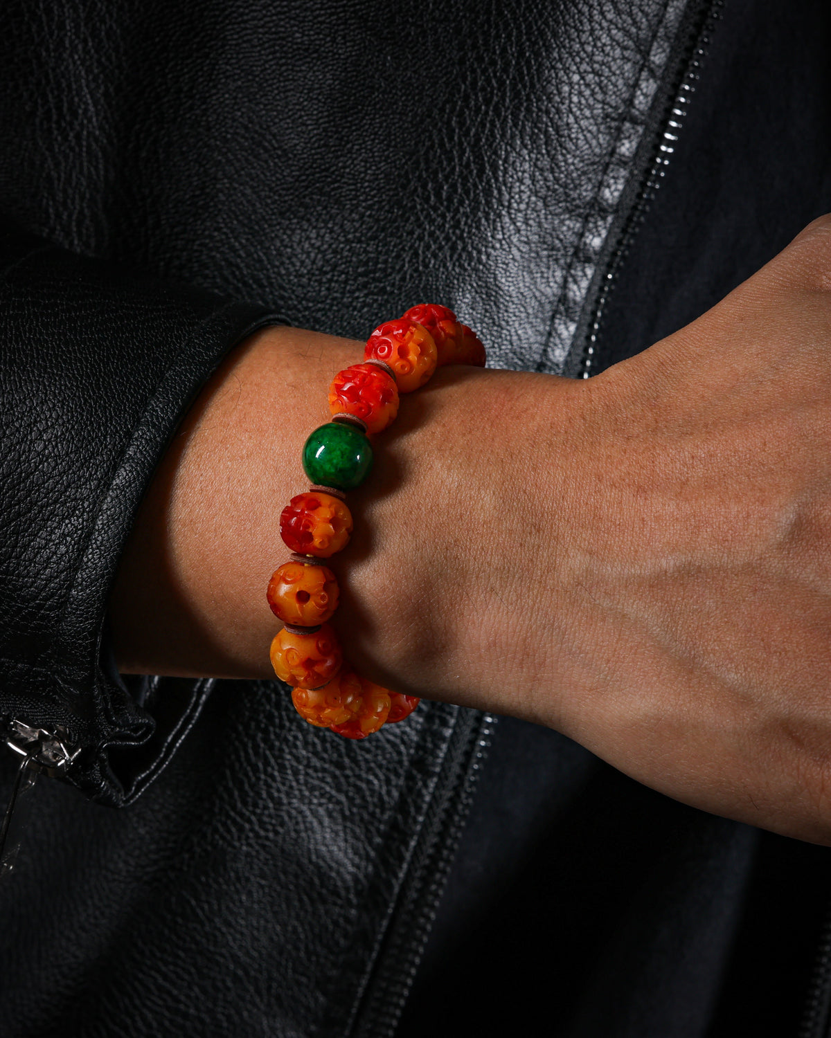 Armband aus hohlen Yakknochen