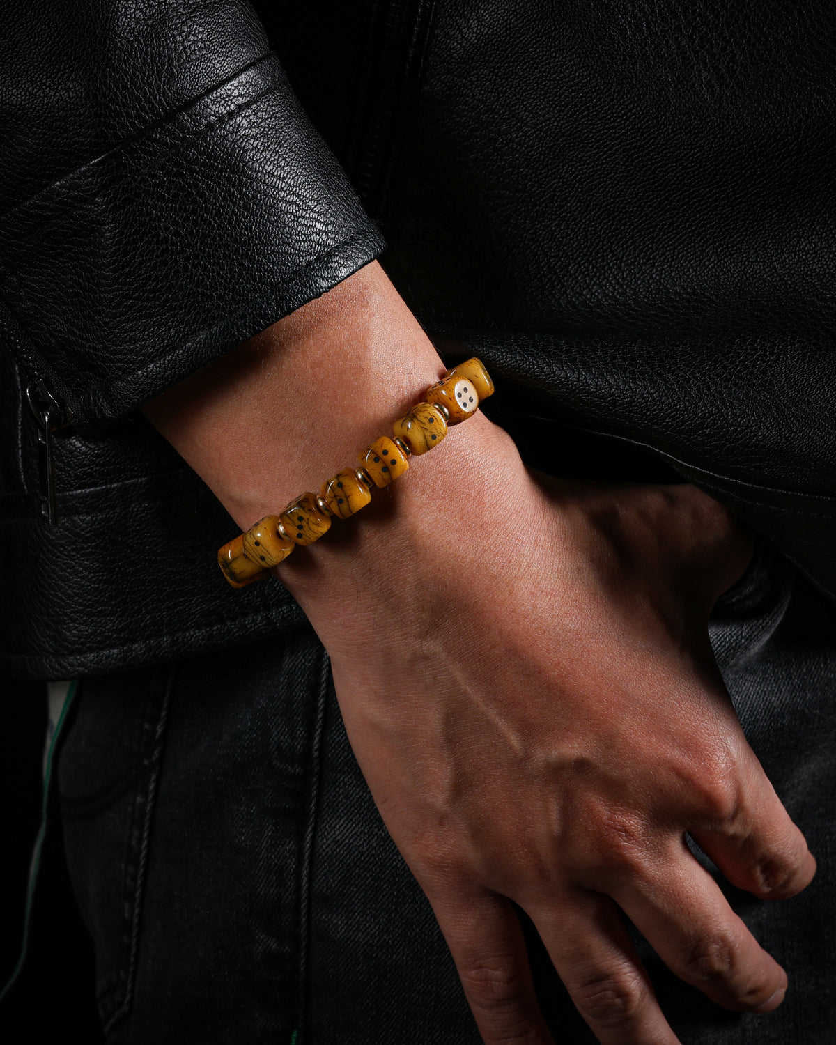 Yak Bone Dice Fortune Bracelet-4