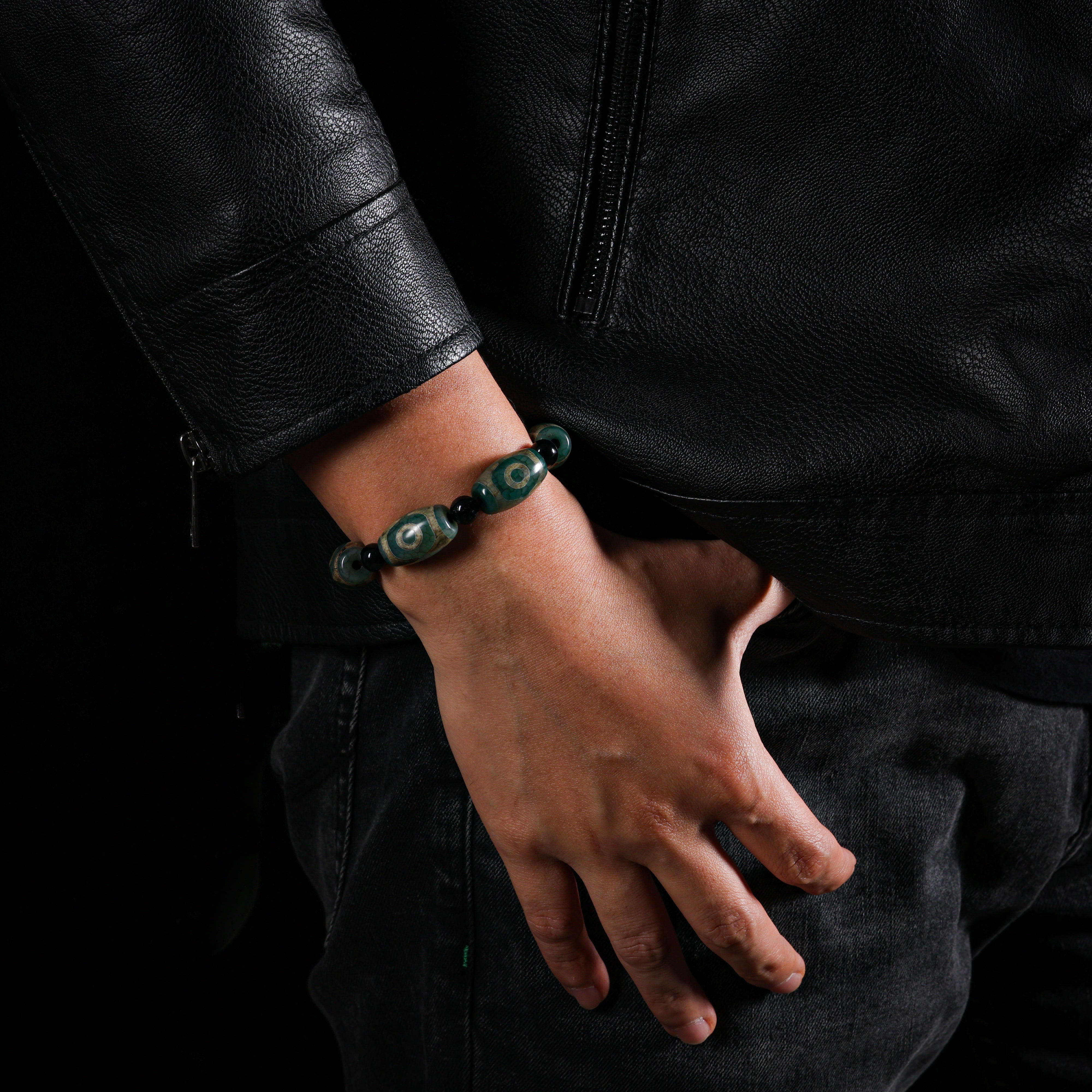 Tibetan Dzi Agate Bracelet-3