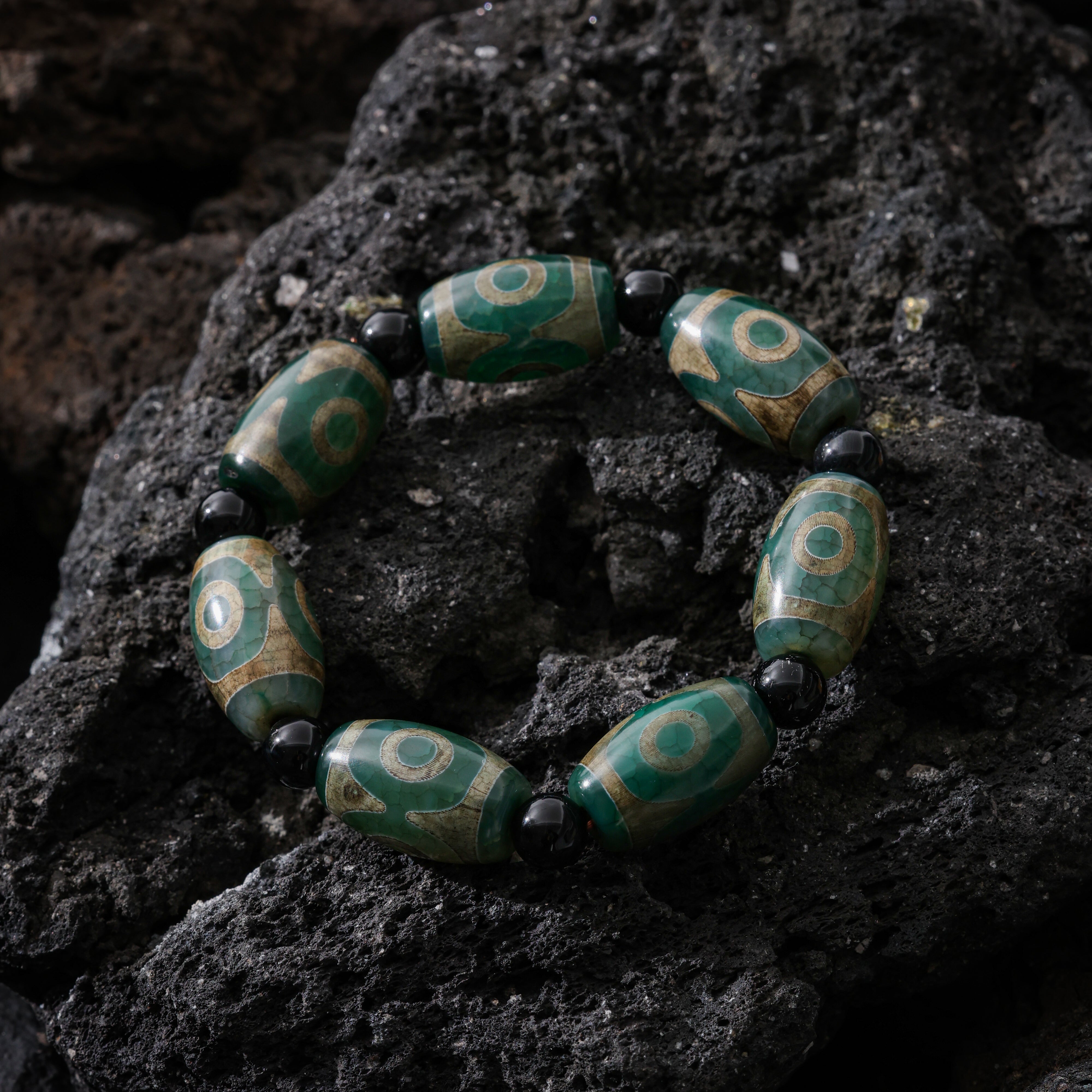 Tibetan Dzi Agate Bracelet-4