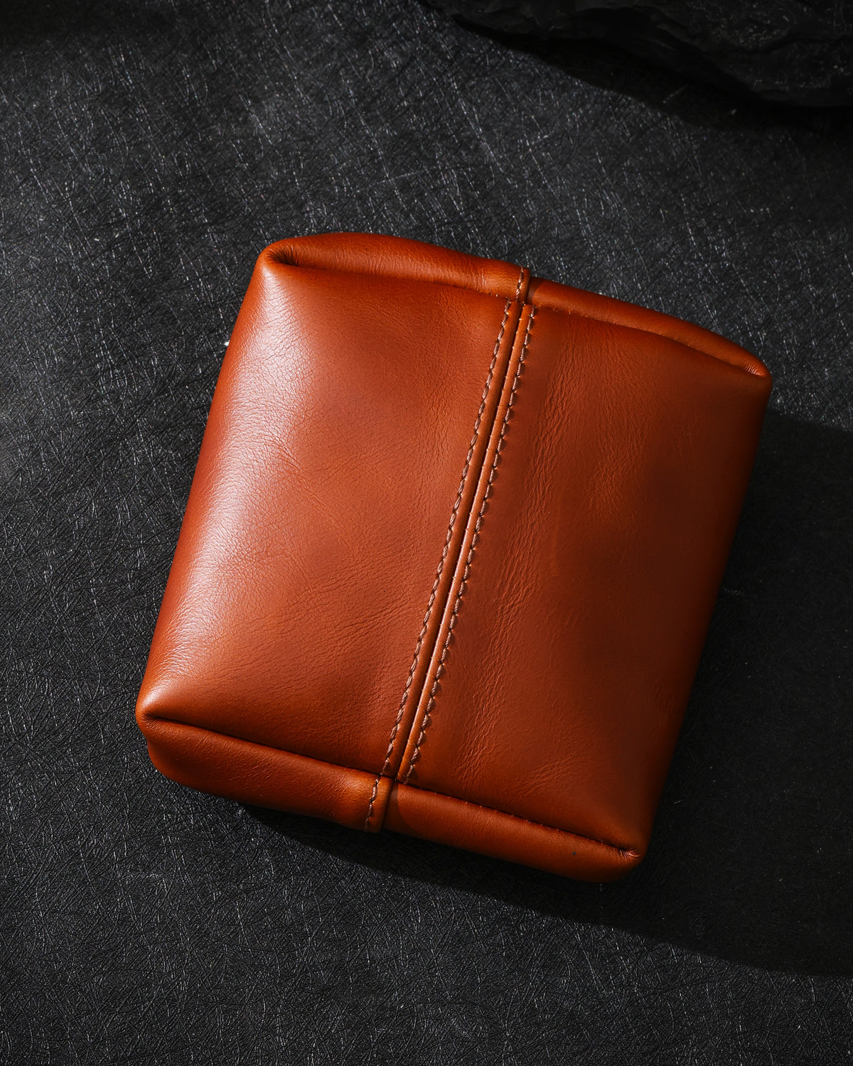 Oil-Tanned Cowhide Jewelry Pouch-14